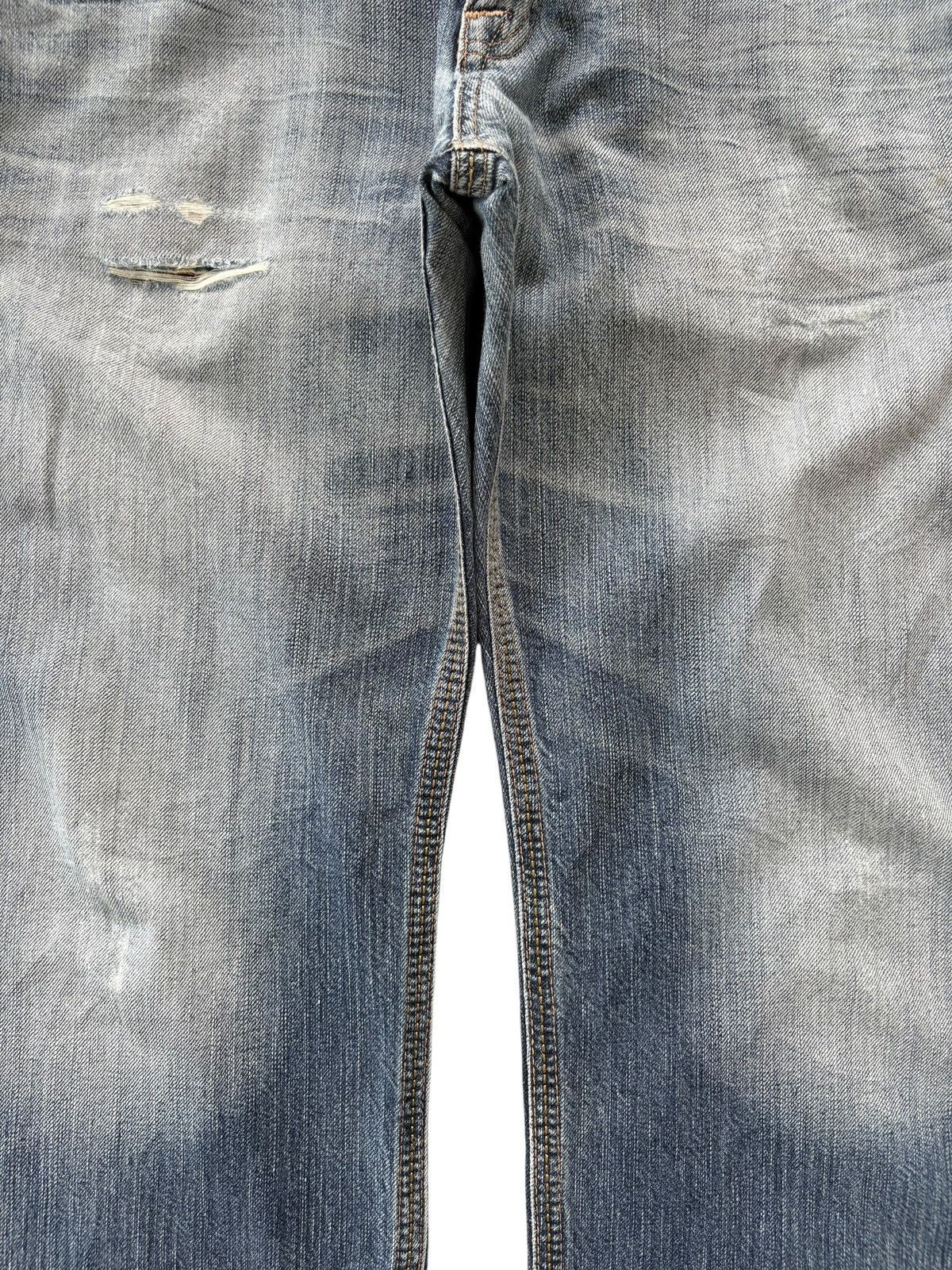 Edwin Exclusive Vintage Edwin Faded Distressed Baggy Jeans Size US 36 / EU 52 - 5 Thumbnail