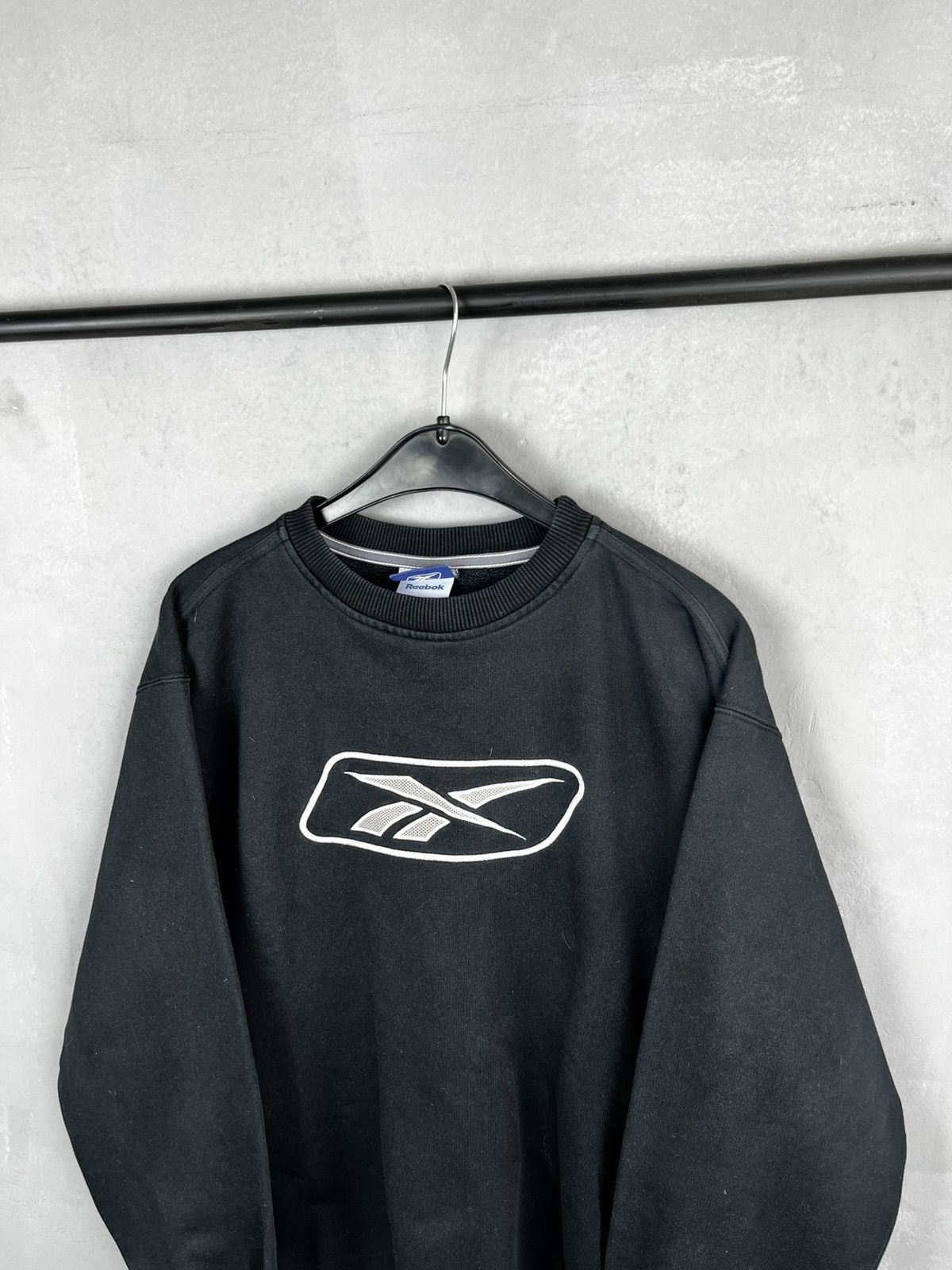 Reebok × Vintage Vintage Reebok Sweatshirt Embroidered Logo Blue Size US M / EU 48-50 / 2 - 5 Thumbnail