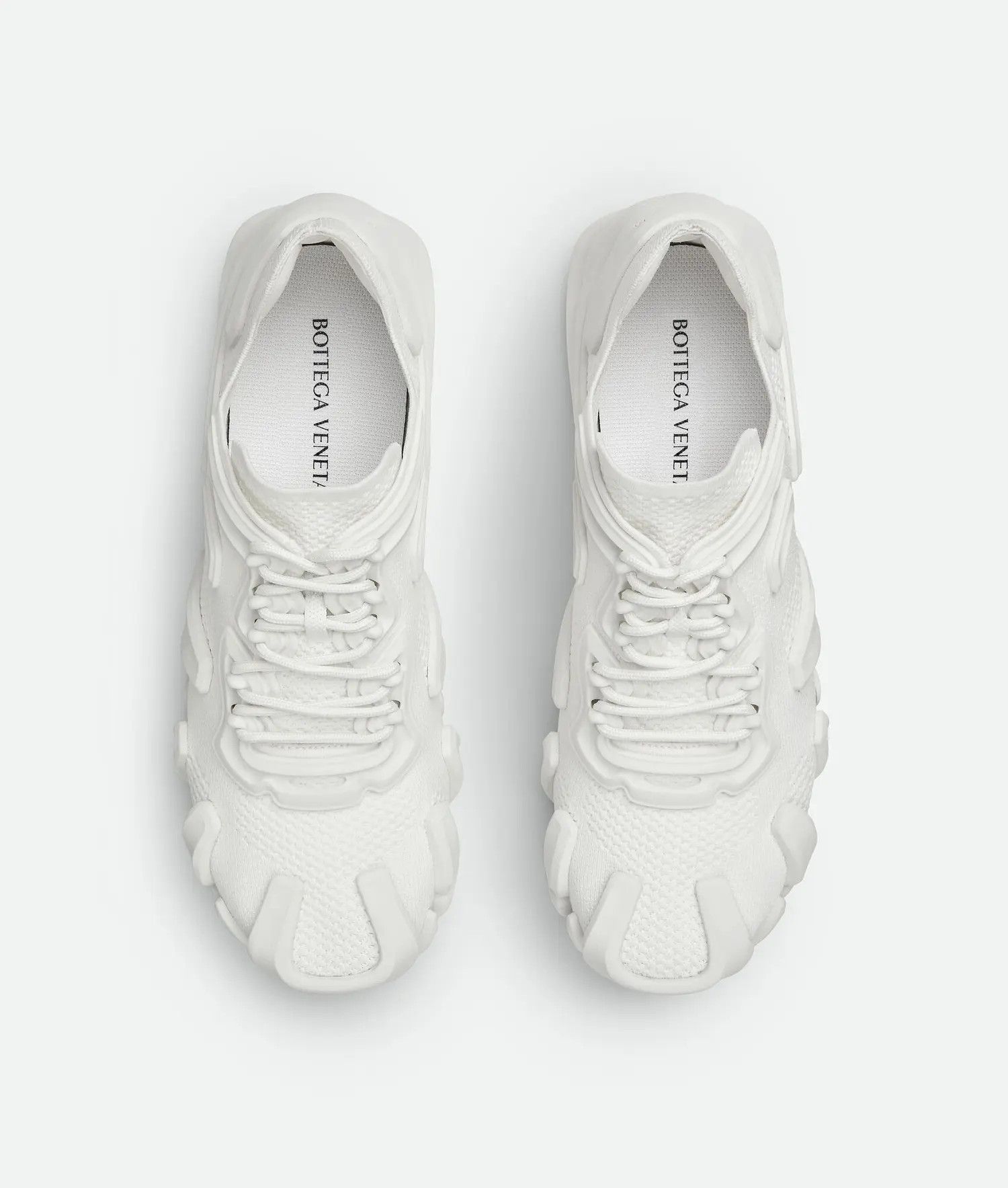 Bottega Veneta o1w1db10825 Flex Sneakers in Optic White Size US 6 / EU 39 - 4 Thumbnail