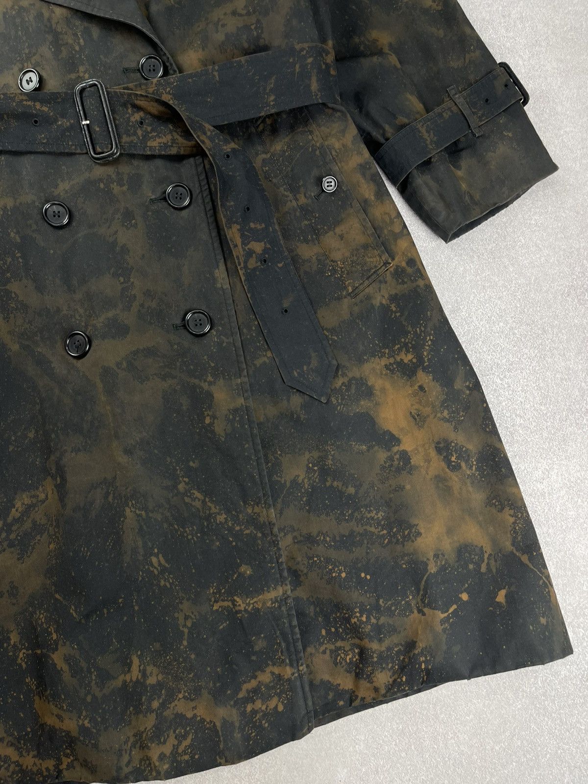 Burberry Vintage Burberry Tie-Dye Trench Coat Jacket Unisex Size US L / EU 52-54 / 3 - 3 Thumbnail