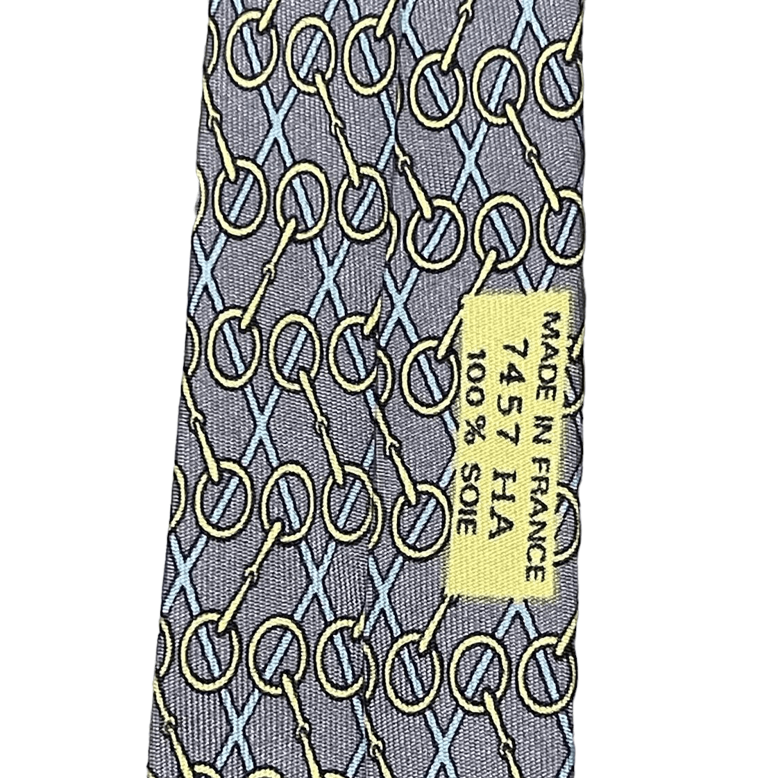 Hermes Vintage Hermes Paris Silk Tie Size ONE SIZE - 6 Thumbnail