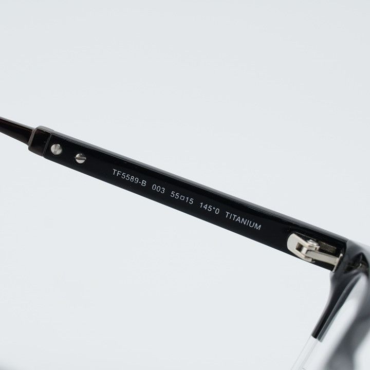 Tom Ford Tom Ford FT5589-B 003 Eyeglasses Black/Crystal 55mm Size ONE SIZE - 6 Thumbnail