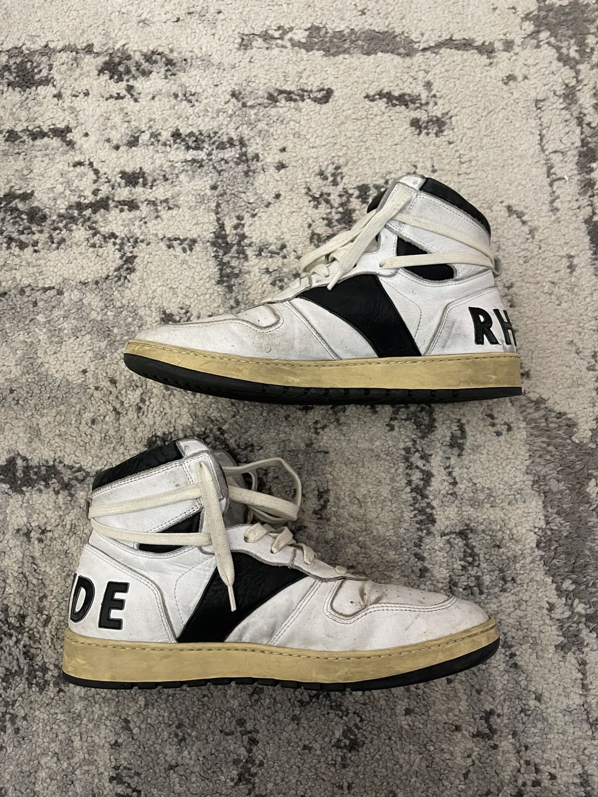 Rhude rhude rhecess hi top sneaker Size US 9 / EU 42 - 2 Thumbnail
