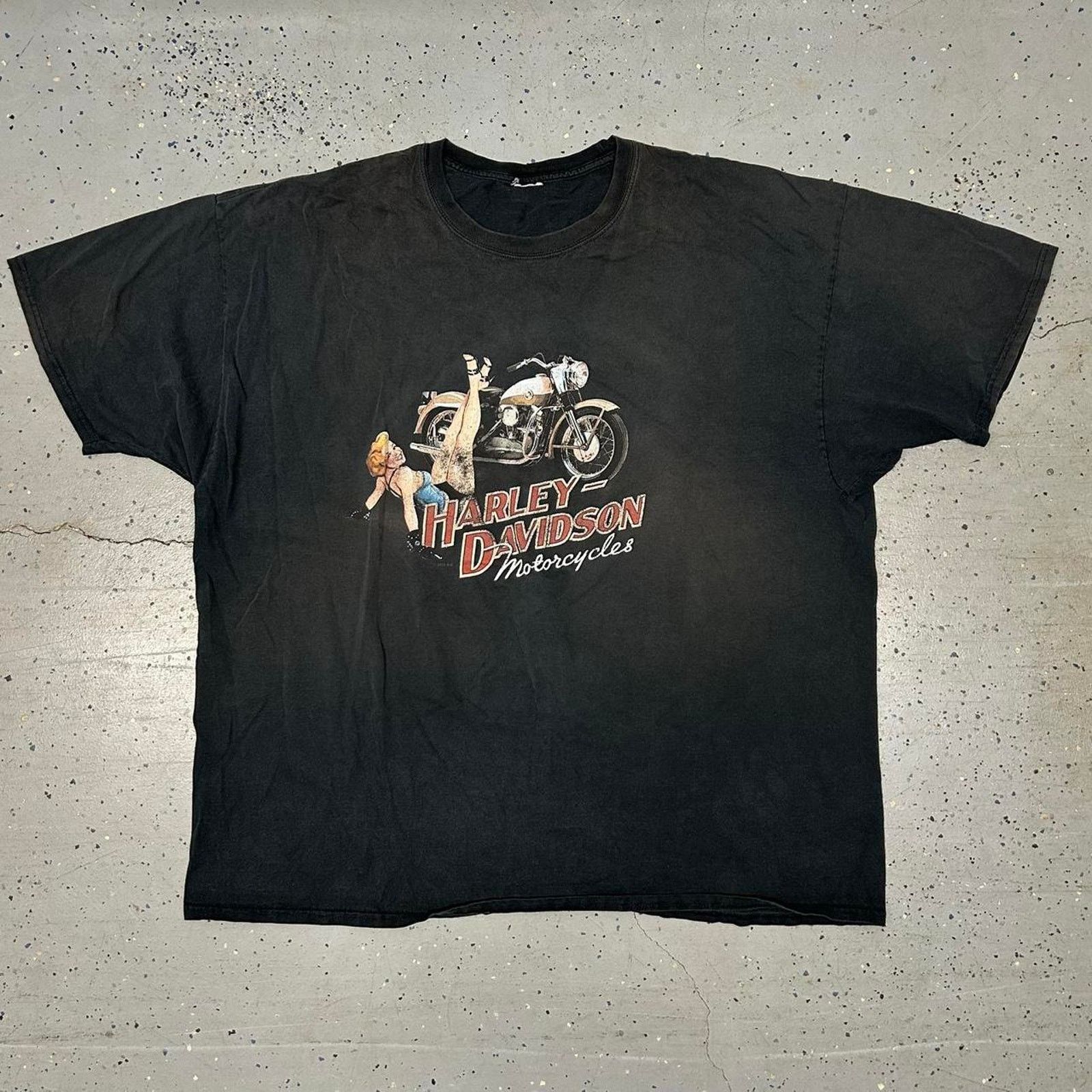 Harley Davidson Y2K Harley Davidson Motorcycle Graphic T-shirt Size US XXL / EU 58 / 5 - 1 Thumbnail