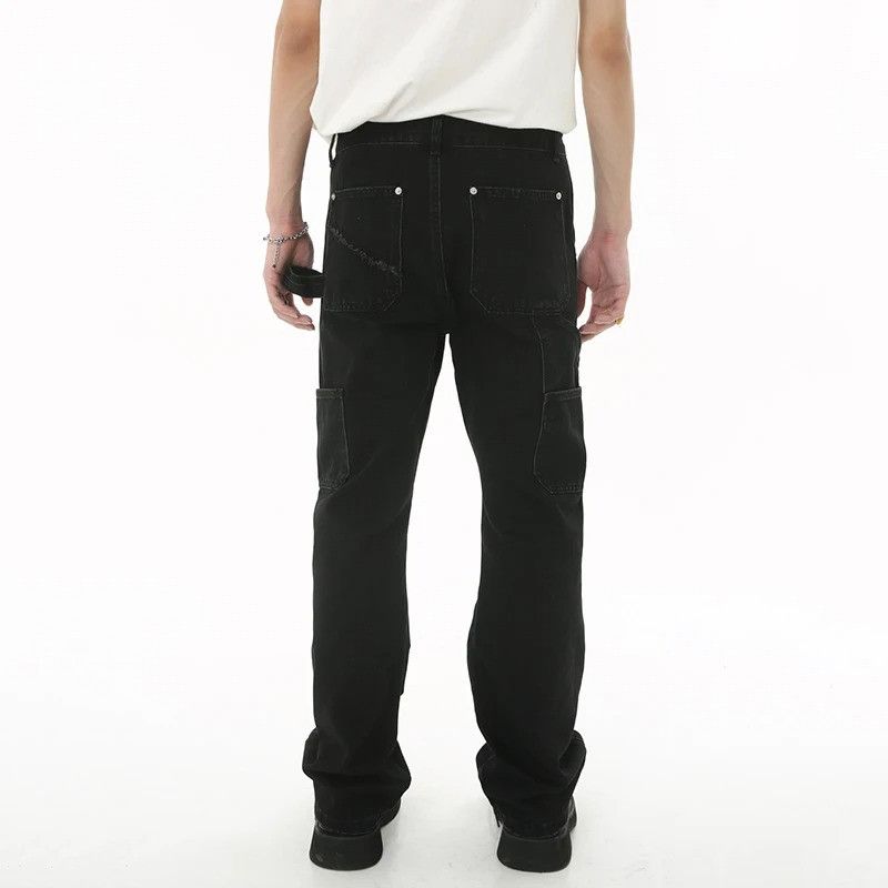 Jean × Vintage Slim Fit Ruffle Denim Size US 32 / EU 48 - 4 Thumbnail