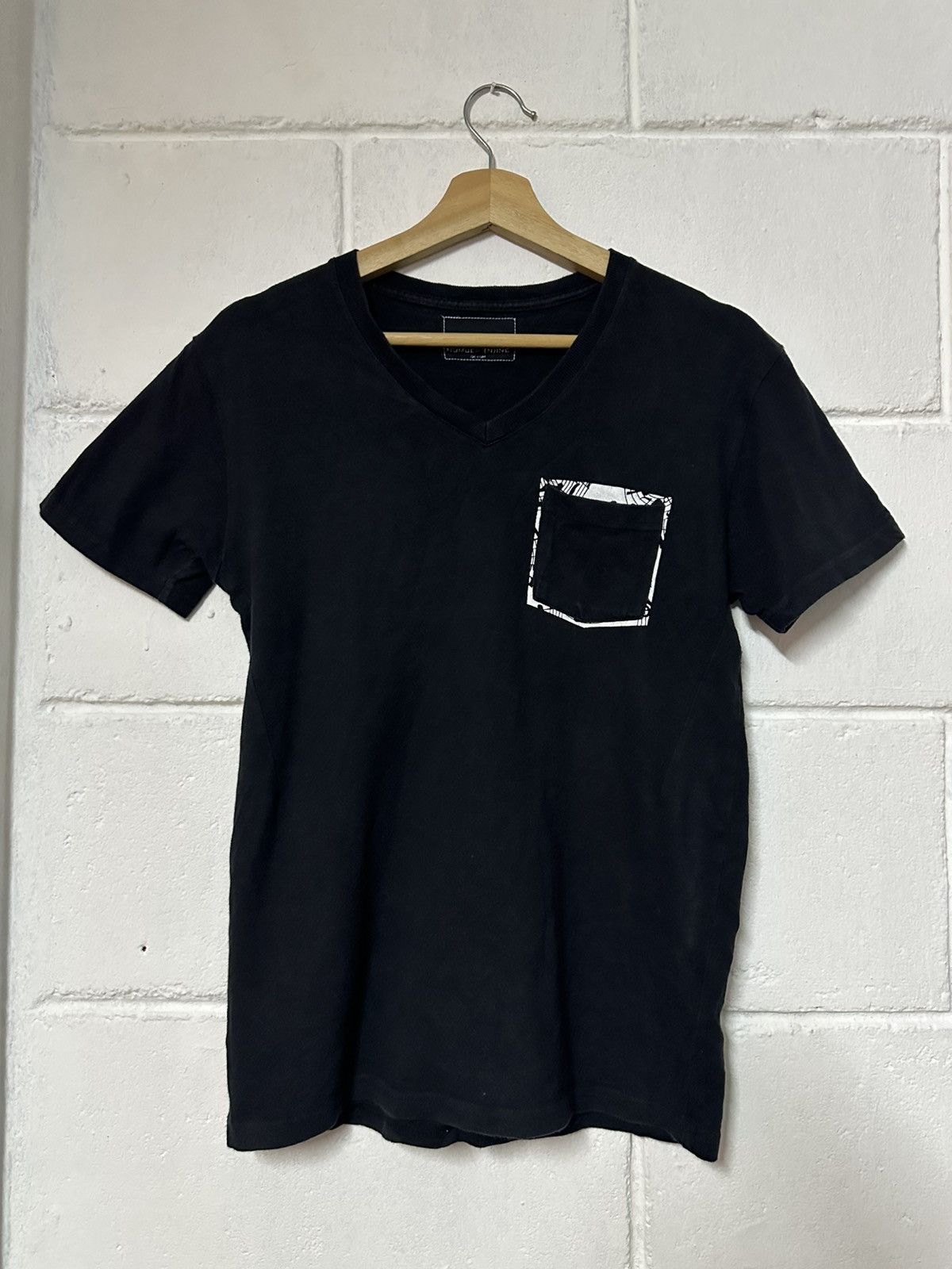 Number (N)ine Number (N)ine Denim Music Single Pocket T Shirt Size US M / EU 48-50 / 2 - 2 Thumbnail