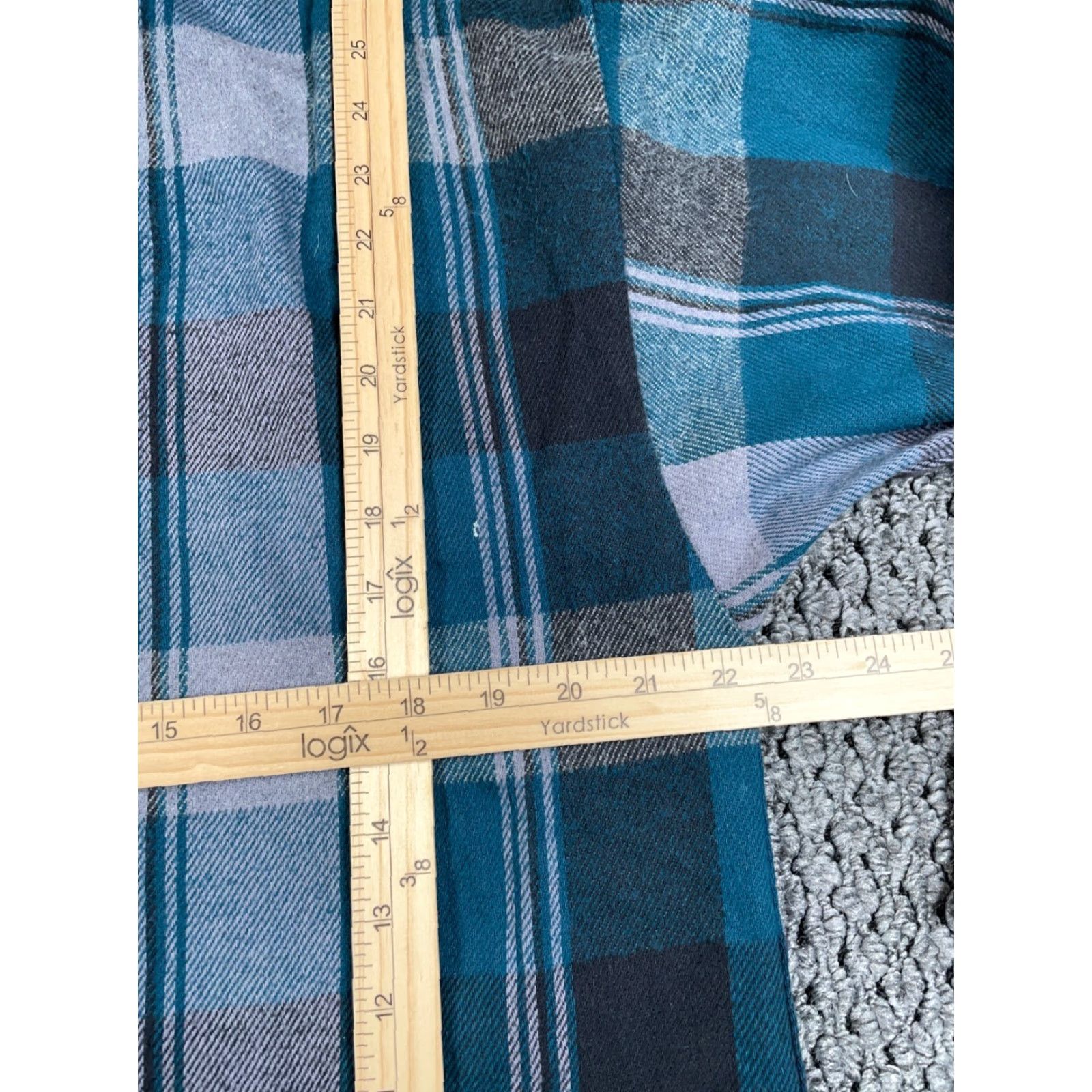 Vintage Surf Style Flannel Hoodie Men’s Large Green Gray Plaid 90s Grunge Vintage Size US L / EU 52-54 / 3 - 7 Thumbnail