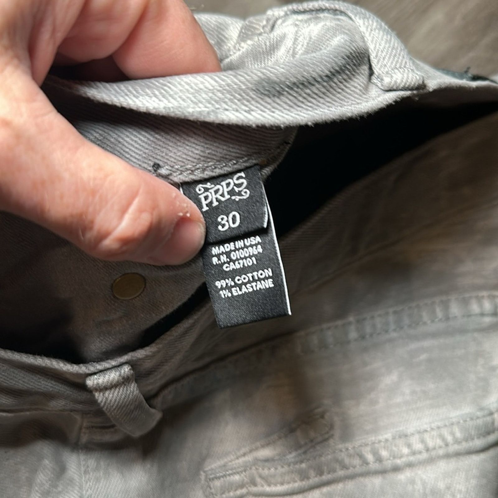 Prps PRPS Gray Washed Slim Jeans (NWOT) - 30 Size US 30 / EU 46 - 8 Thumbnail