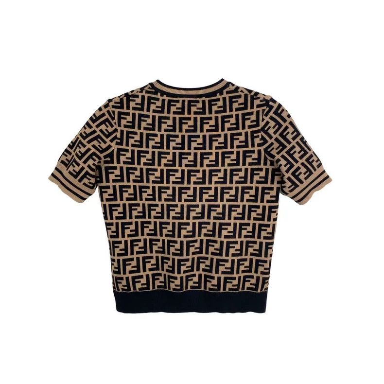Fendi Fendi size 36 Old flower-printed short-sleeved top Size US XXS / EU 40 - 2 Thumbnail