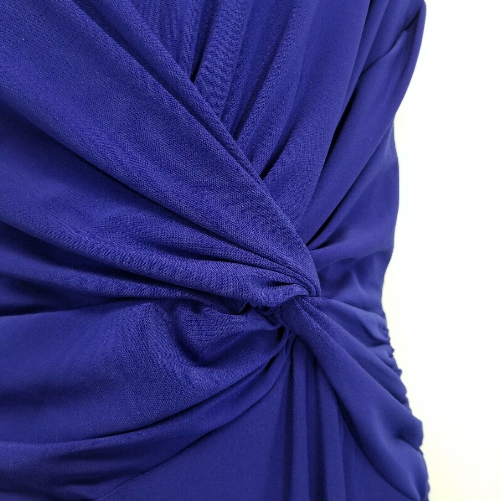 Lauren Ralph Lauren Ralph Lauren 4 Dress Blue Purple A Line Flared Boat Neck Cap Size S / US 4 / IT 40 - 4 Thumbnail