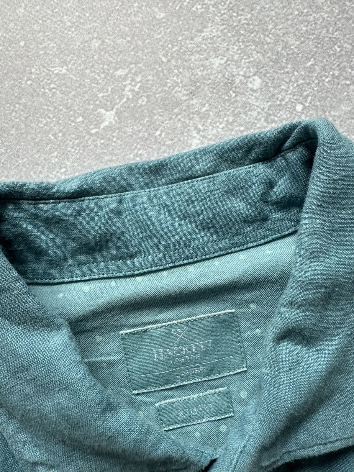 Hackett × Vintage Shirt Long Sleeve Hackett London linen size Large Size US L / EU 52-54 / 3 - 4 Thumbnail