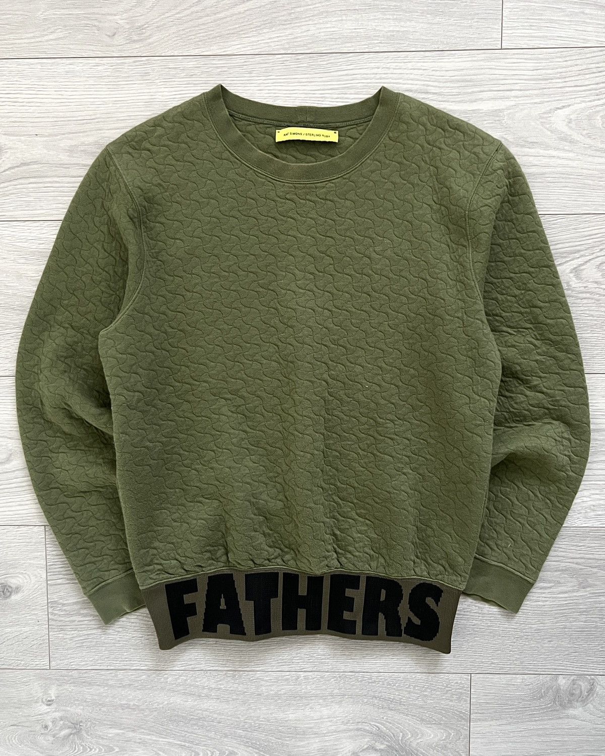 Raf Simons × Sterling Ruby Sterling Ruby AW2014 'Fathers' Abus Lang Textured Sweater Size US S / EU 44-46 / 1 - 1 Thumbnail