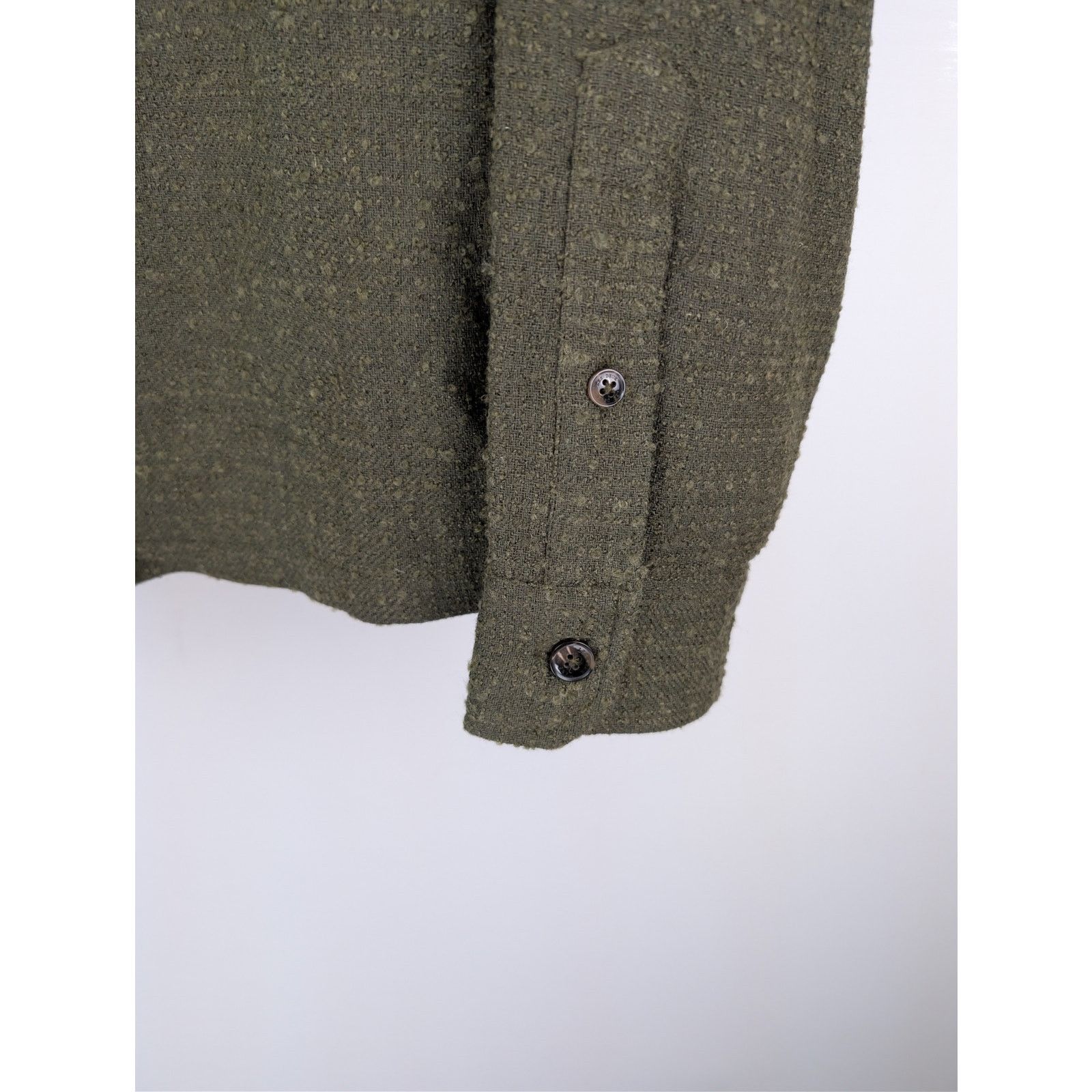 Les Deux o1rshd1 CC20 Kent Corduroy Shirt in Rosin Green Size US M / EU 48-50 / 2 - 5 Thumbnail