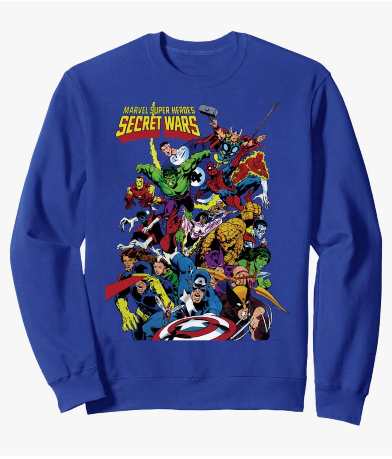 Marvel Comics Marvel Exclusive Secret Wars hero Collage Sweatshirt 2XL Size US XXL / EU 58 / 5 - 1 Thumbnail