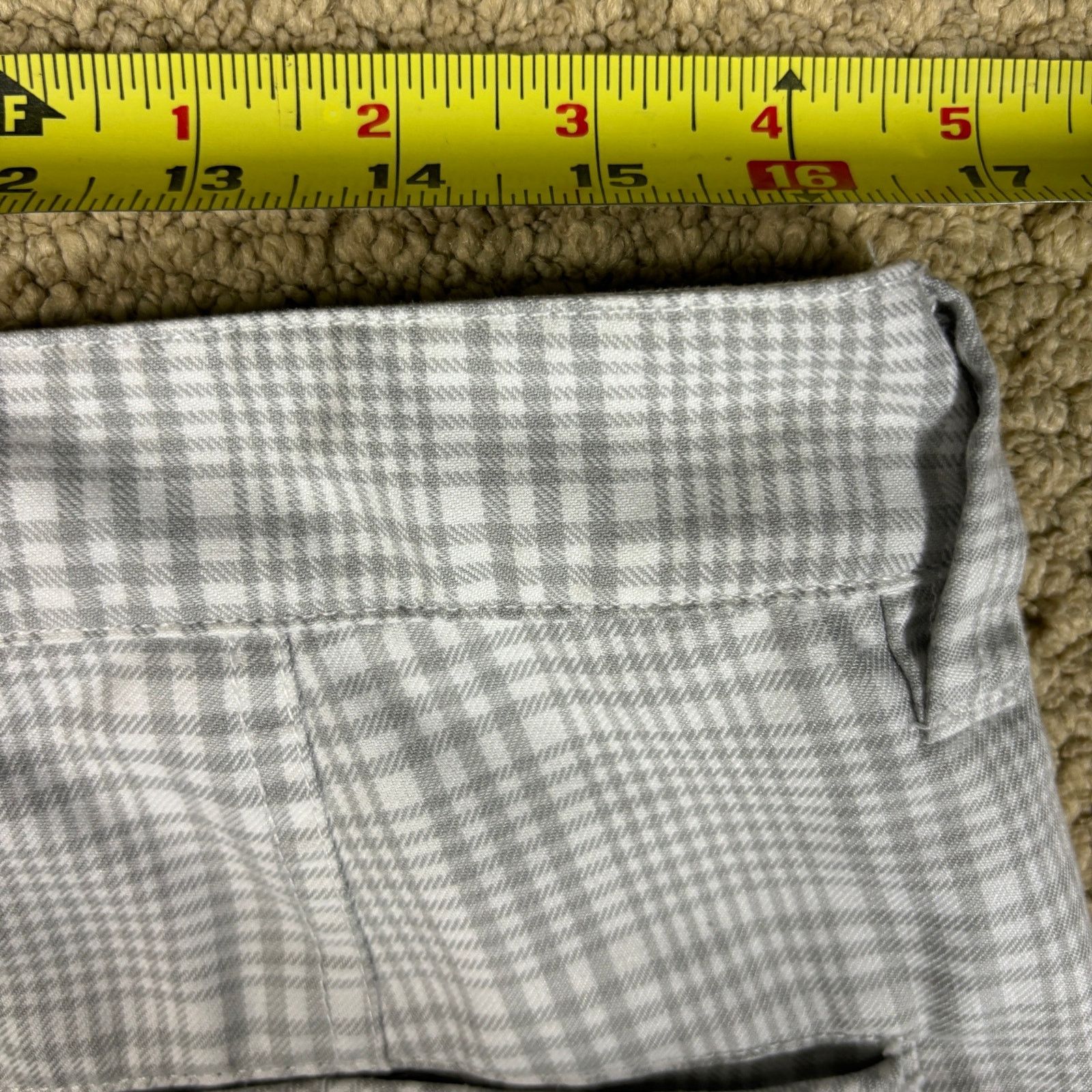 Quiksilver vintage y2k 2000s Quiksilver baggy wide leg plaid 34x11 emo Size US 34 / EU 50 - 10 Thumbnail