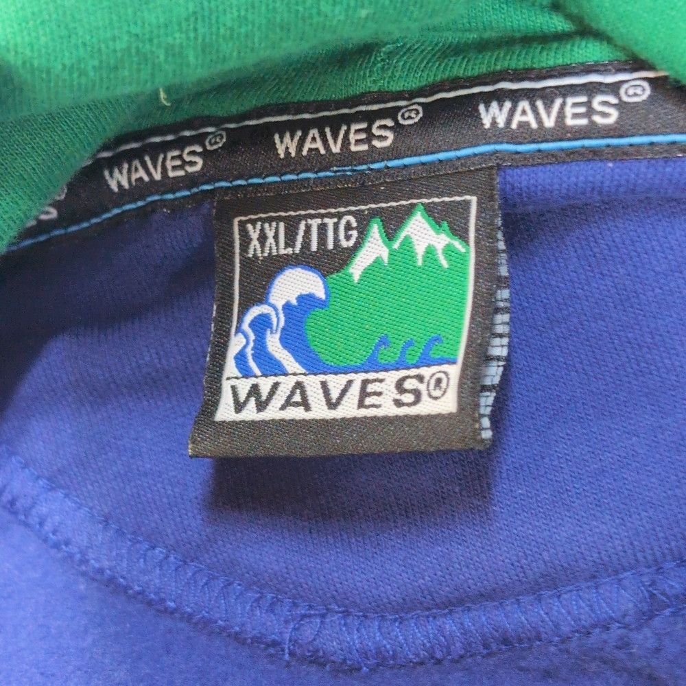 Vintage Waves Blue Canucks Hockey XXL Men's Hoodie Vintage Size US XXL / EU 58 / 5 - 4 Thumbnail