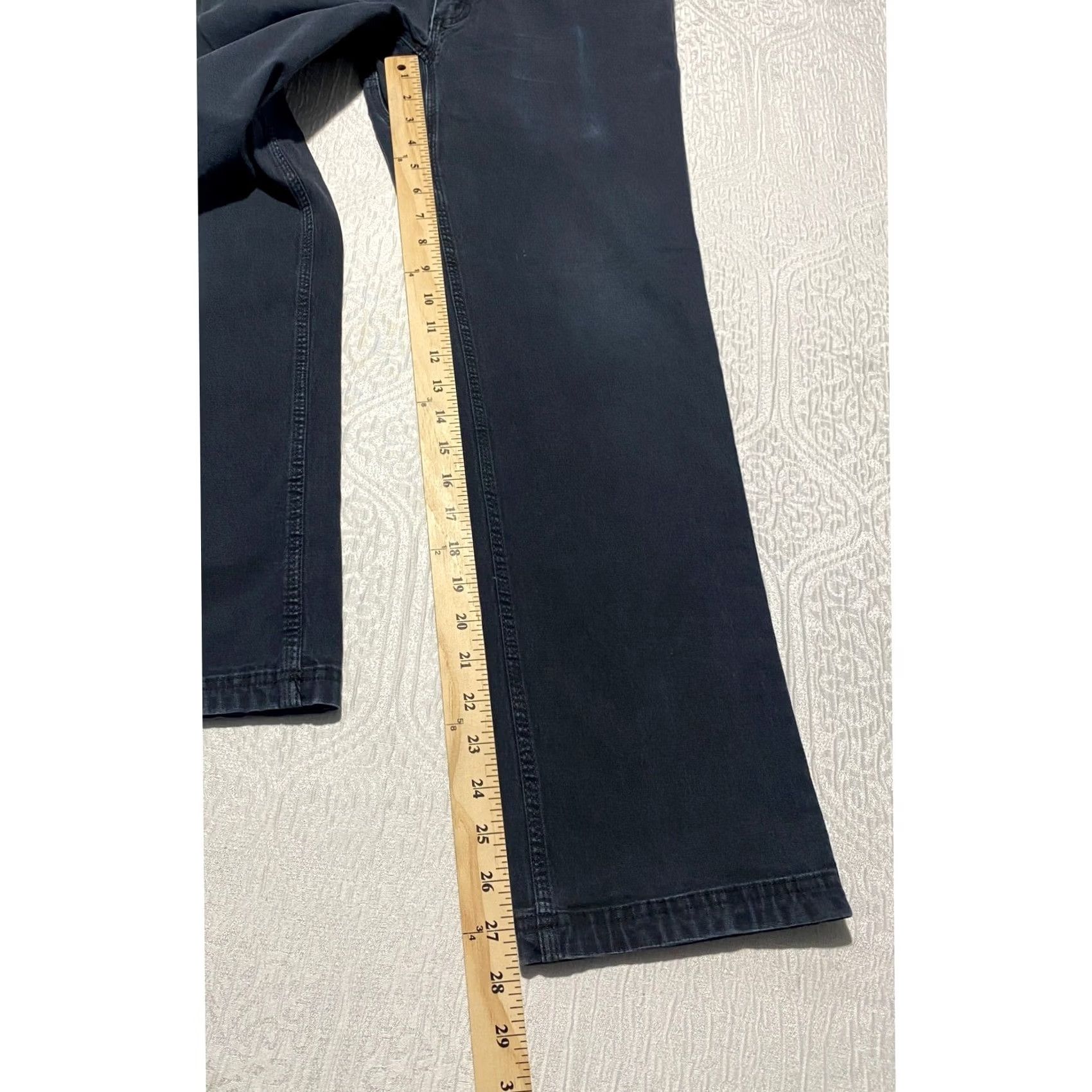Duluth Trading Company Duluth Trading Co Flex Fire Hose Slim Fit Work Pants Mens 30x28 Black Canvas Size US 30 / EU 46 - 6 Thumbnail