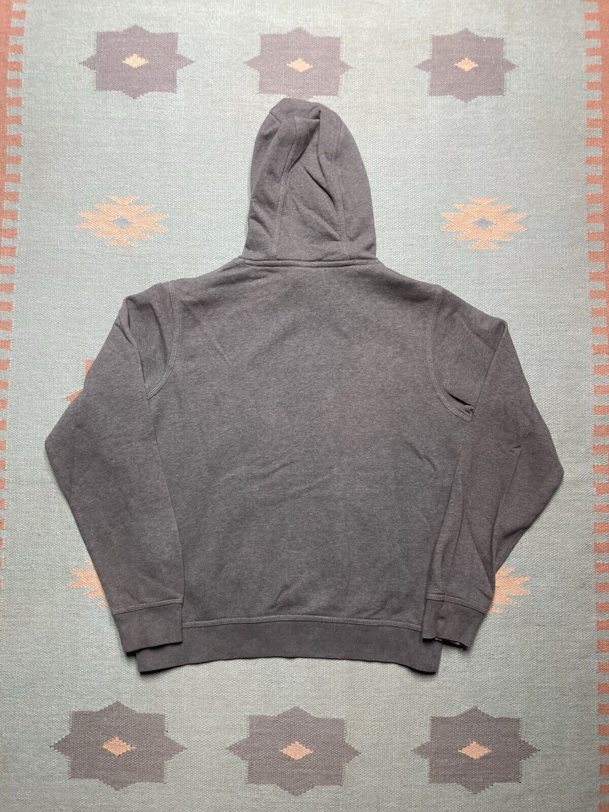 Nike × Vintage Vtg Nike hoodie sweatshirt swoosh check logo blank medium Size US M / EU 48-50 / 2 - 6 Thumbnail
