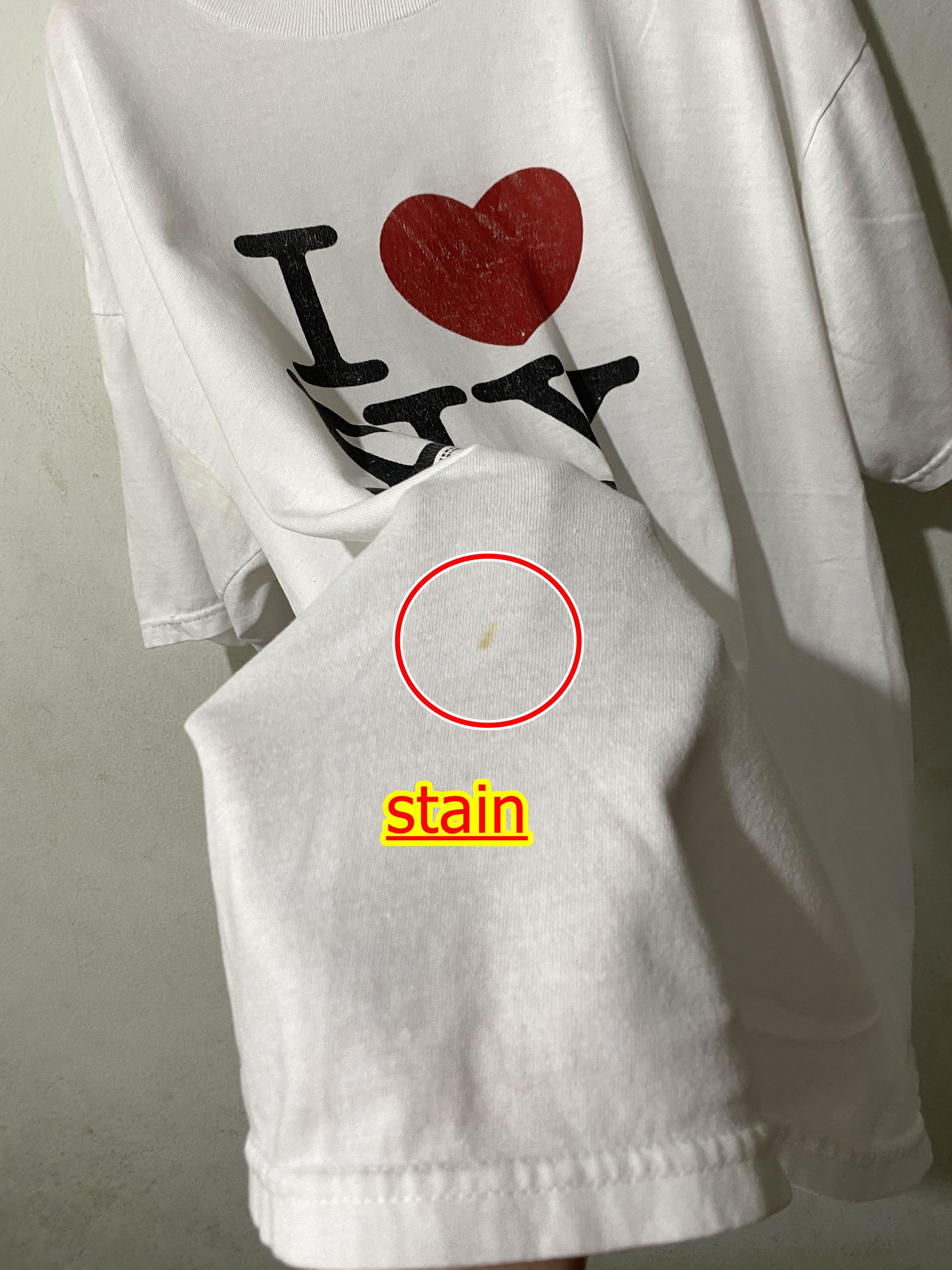 Vintage Vintage I Love NY Shirt Size US XL / EU 56 / 4 - 5 Thumbnail