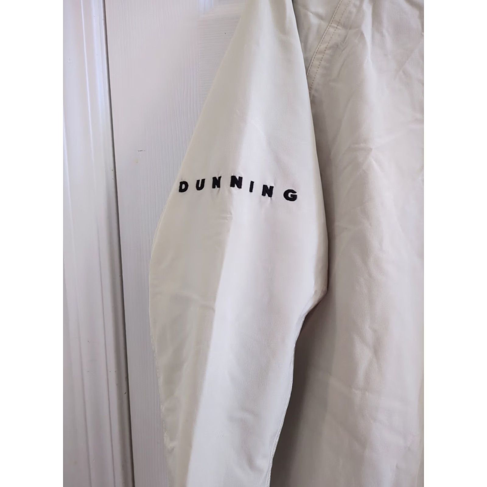Vintage Dunning Mens Bomber Jacket Size L Waterproof Windbreaker 4-way Stretch Full Zip Stand-Up Collar Golf Size US L / EU 52-54 / 3 - 5 Thumbnail