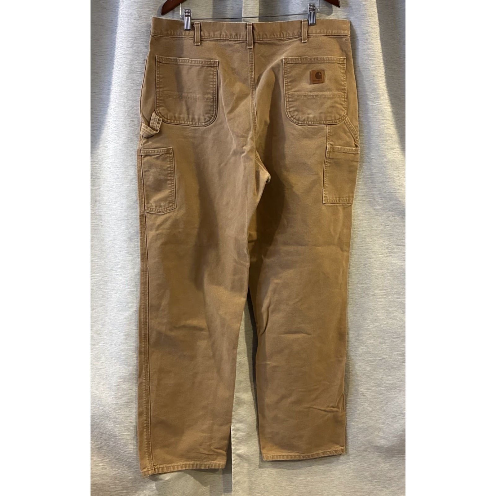 Carhartt Carhartt Carpenter Pants Mens 40x36 Zip Brown Loose Regular Fit Size US 40 / EU 56 - 5 Thumbnail