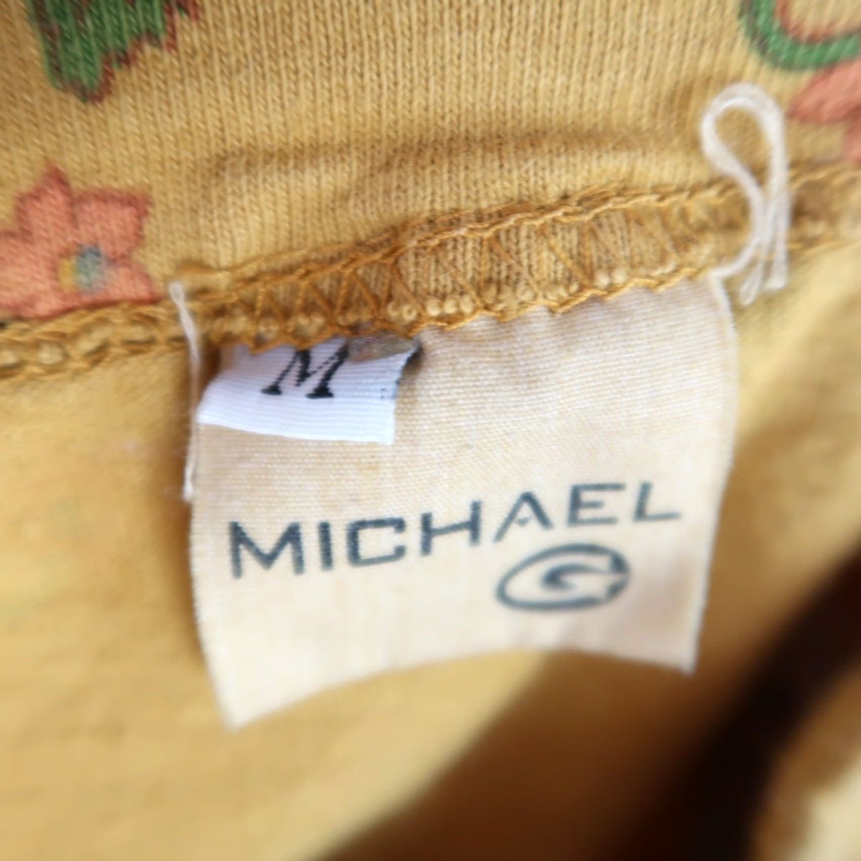 Vintage VINTAGE Michael G Yellow Floral Button Front Top M Womens Size M / US 6-8 / IT 42-44 - 5 Thumbnail