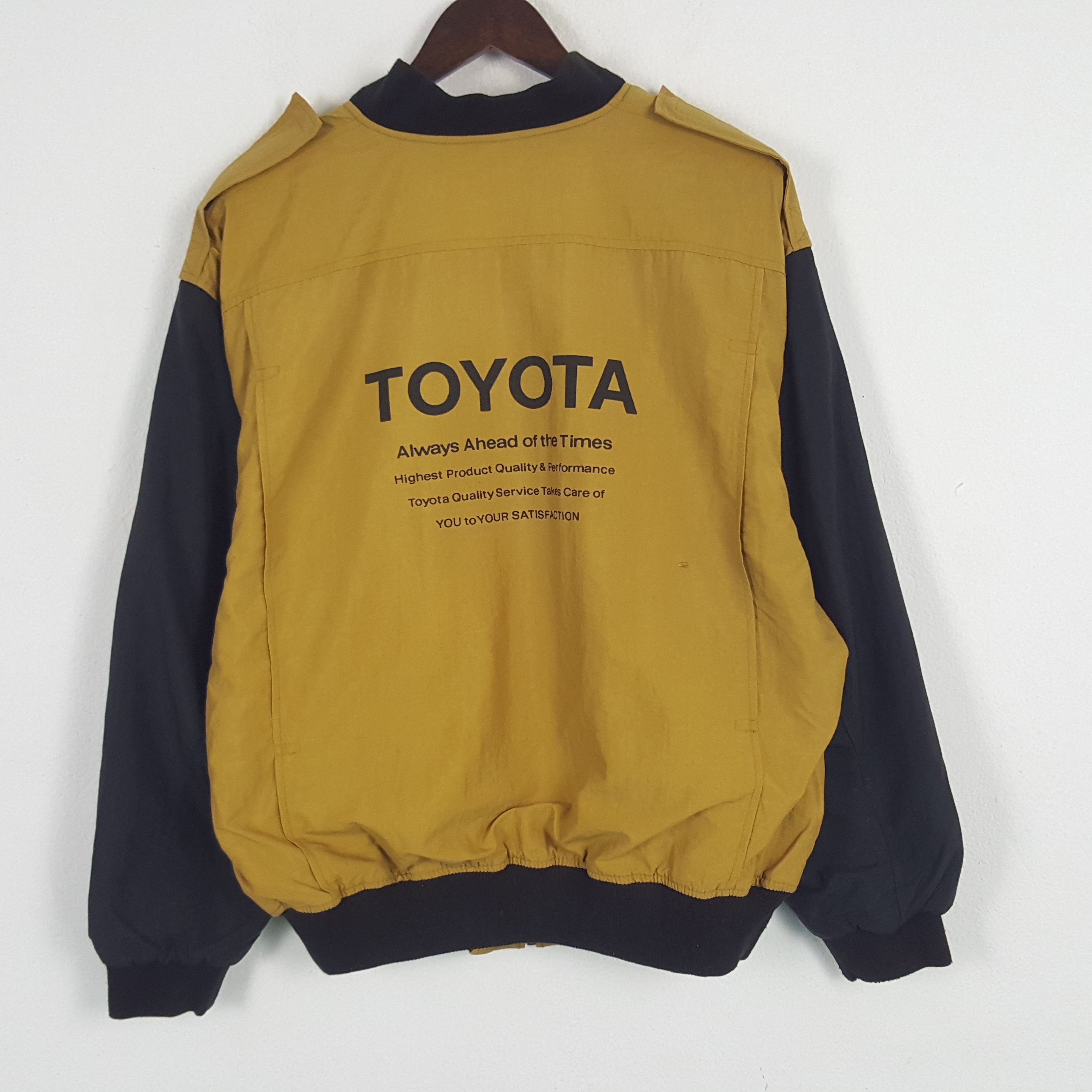 Japanese Brand × Vintage Vintage Toyota Tecno Racing Bomber Jacket Size US L / EU 52-54 / 3 - 1 Thumbnail