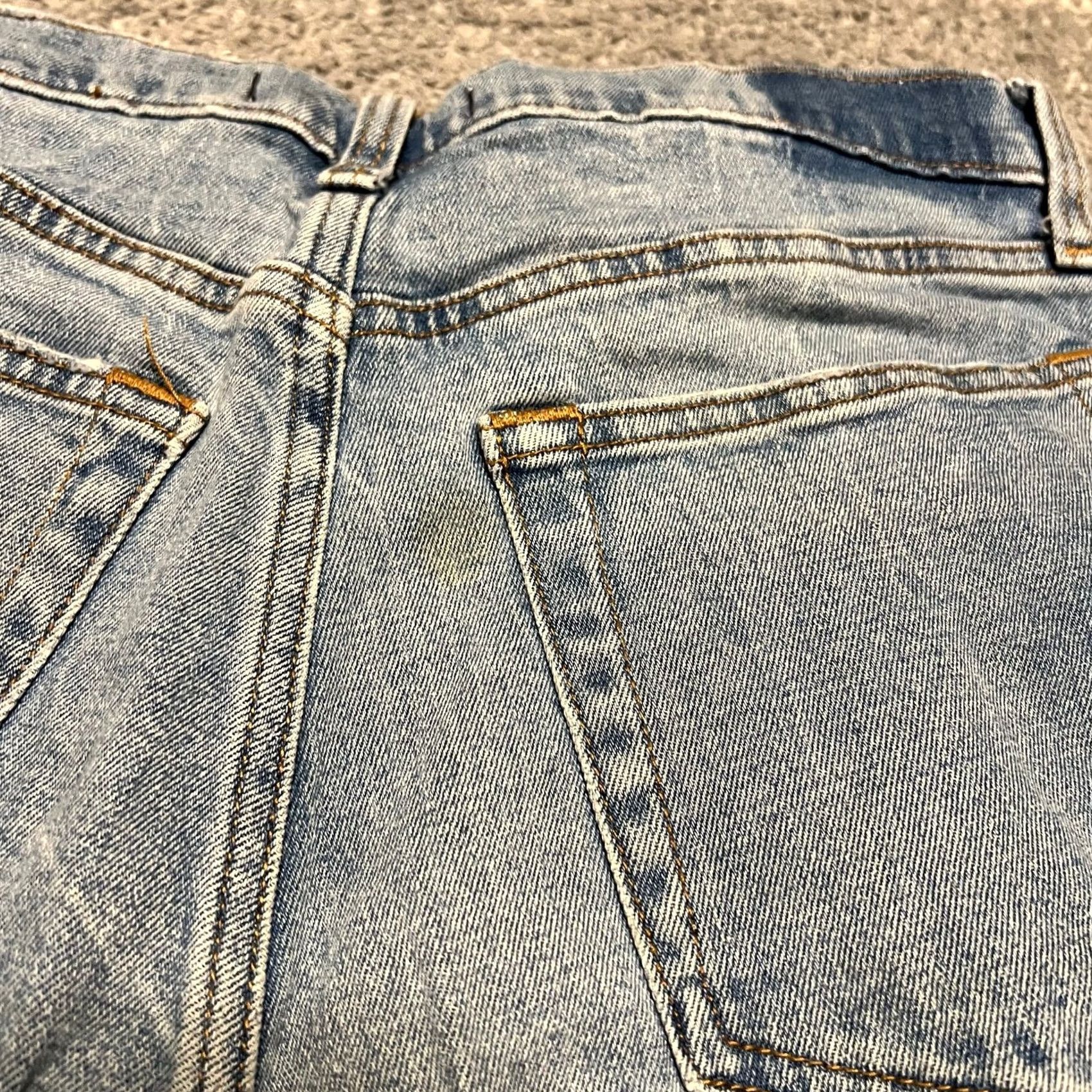 Abercrombie & Fitch VINTAGE Abercrombie & Fitch Jeans Womens Slim Straight Ultra High Rise Blue 29 Regular Womens 90s Stain Size 29" - 6 Thumbnail