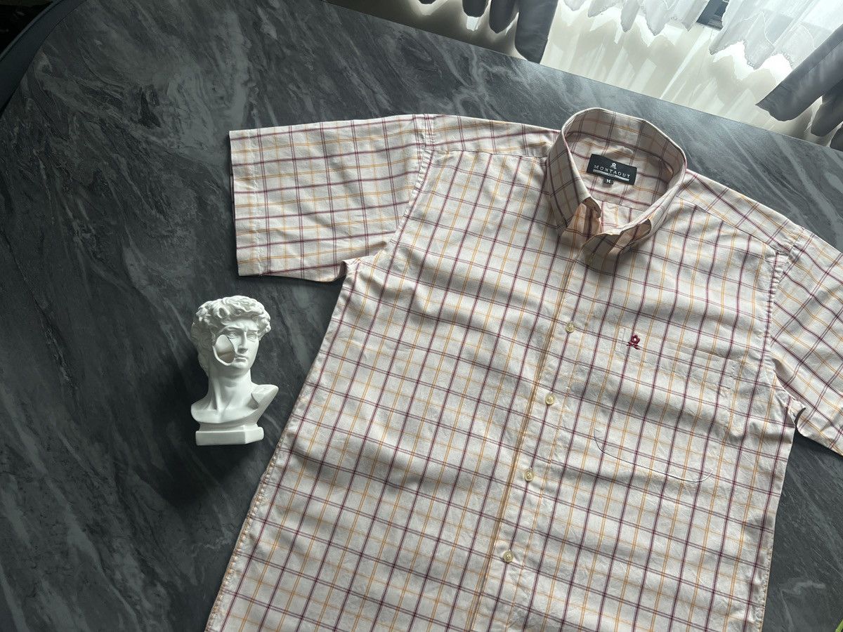 Montagut Montagut : Shirt Button Ups Check Plaid Tatan Size US M / EU 48-50 / 2 - 3 Thumbnail
