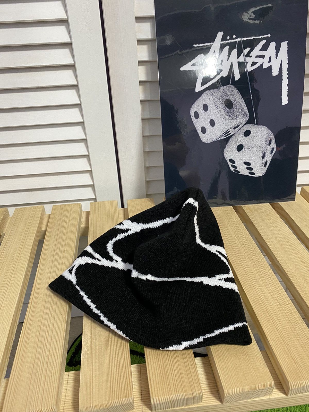 Hysteric Glamour × Japanese Brand Hype Winter Opium Avantgarde Hat Spider Web Cobweb Spyder Size ONE SIZE - 6 Thumbnail