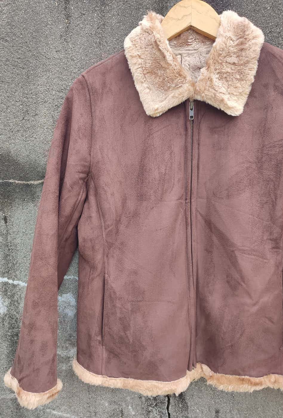 Designer × Japanese Brand Vintage First Bell Faux Shearling Zip Jacket (Japan) Size US M / EU 48-50 / 2 - 4 Thumbnail