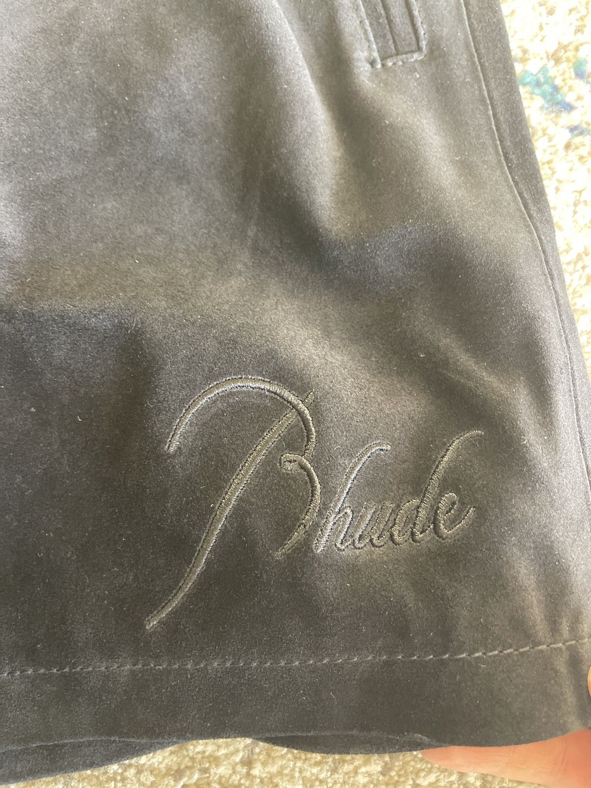 Rhude Rhude Suede Leather Shorts Size US 40 / EU 56 - 5 Thumbnail