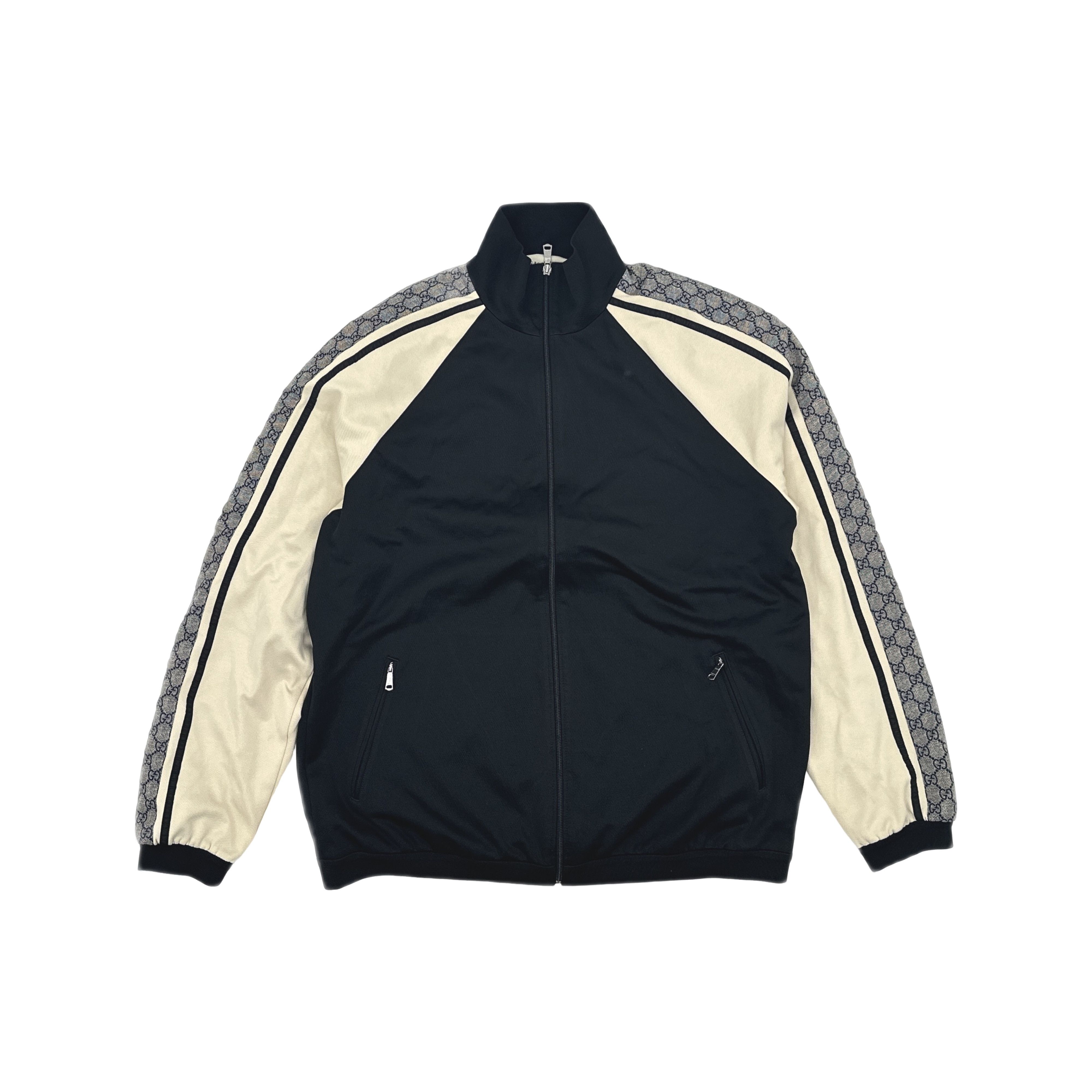Gucci Gucci GG Monogram Stripe Track Jacket L Size US L / EU 52-54 / 3 - 1 Thumbnail