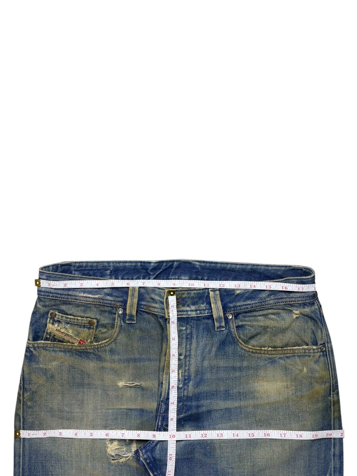 Diesel × Diesel Black Gold Vintage Italy Diesel Mud Wash Distressed Baggy Jeans Size US 36 / EU 52 - 11 Thumbnail