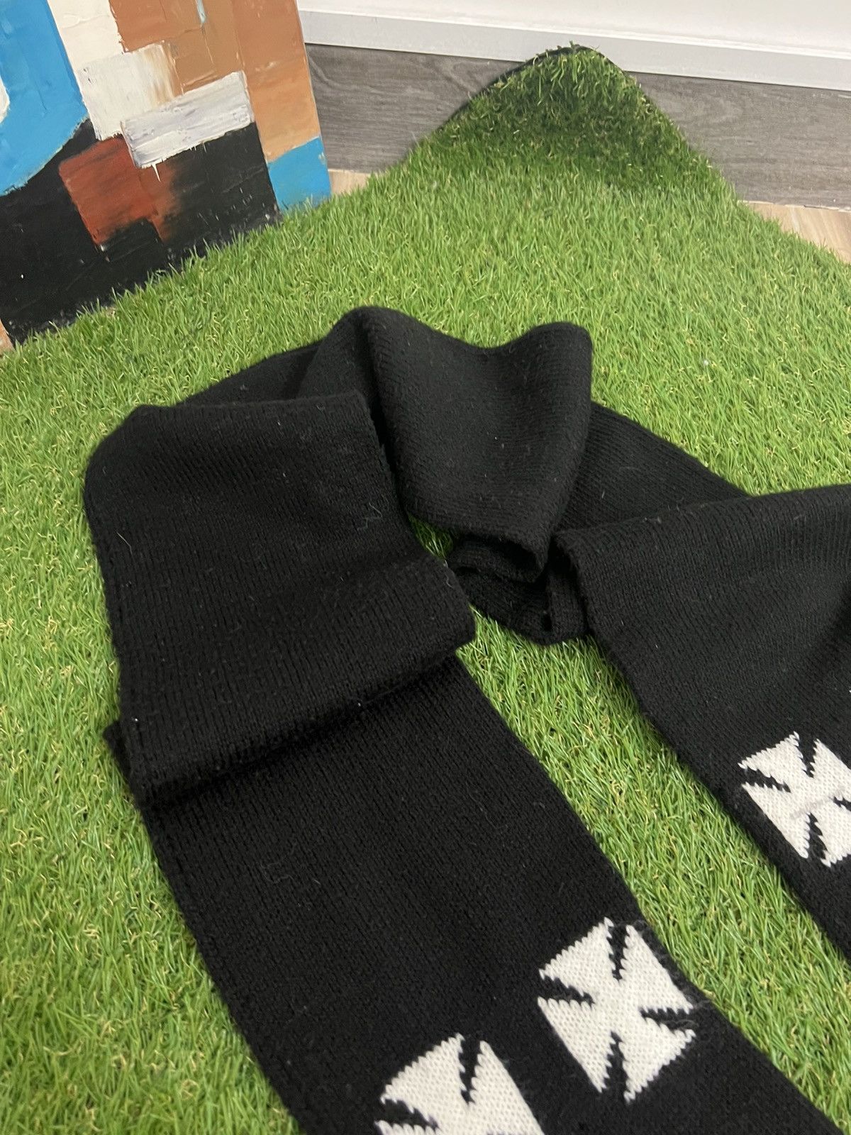 If Six Was Nine Mad Punks Crosses Y2k Scarf Size ONE SIZE - 2 Thumbnail