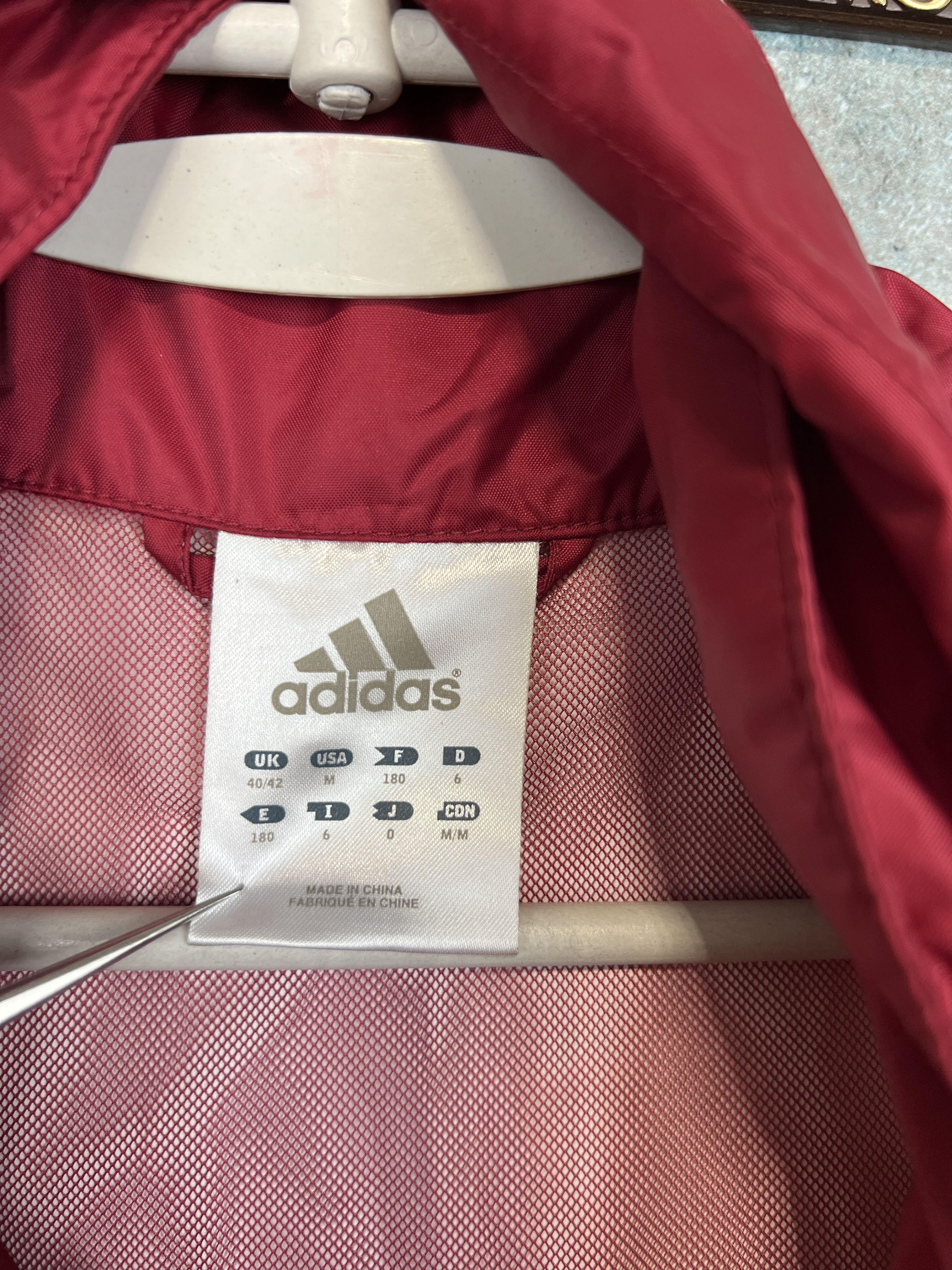 Adidas Vintage Latvia Olympics Jacket Track Top Hooded Windbreaker Size US M / EU 48-50 / 2 - 8 Thumbnail