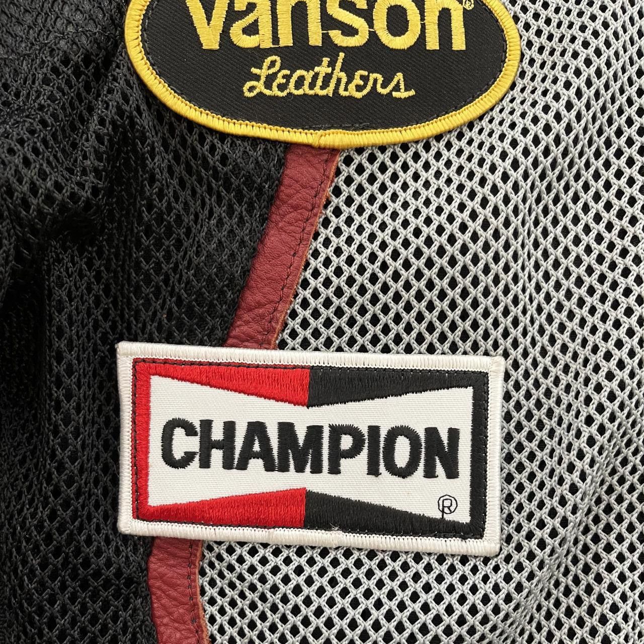 Vanson Leathers Vanson Leathers 'One Star' Mesh Motorcycle Racer Jacket Size US L / EU 52-54 / 3 - 3 Thumbnail