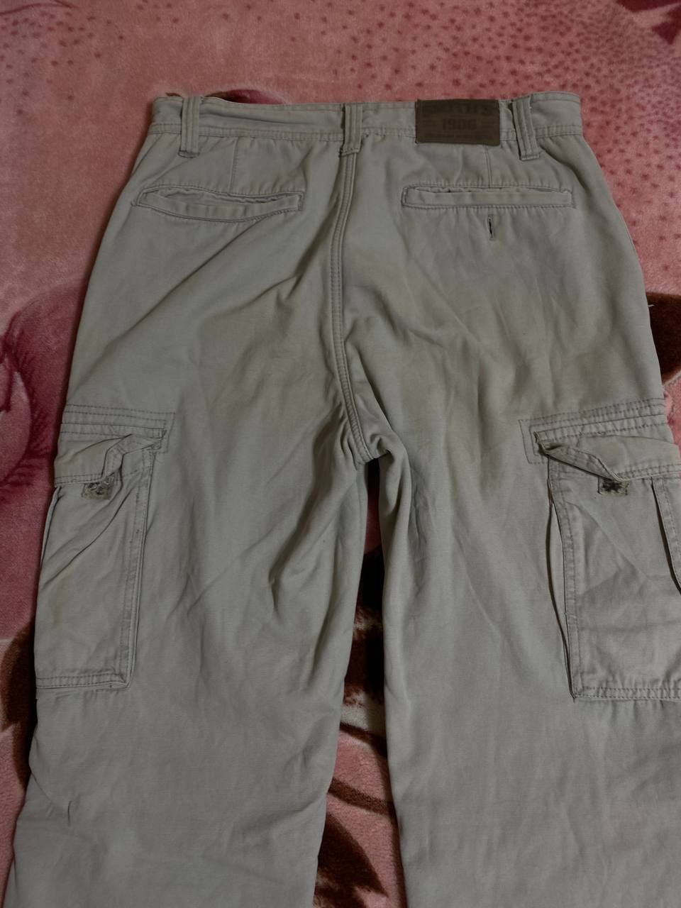 Japanese Brand Vintage Japanese Brand Flare Baggy Cargo Pants Workwear Size US 30 / EU 46 - 17 Thumbnail