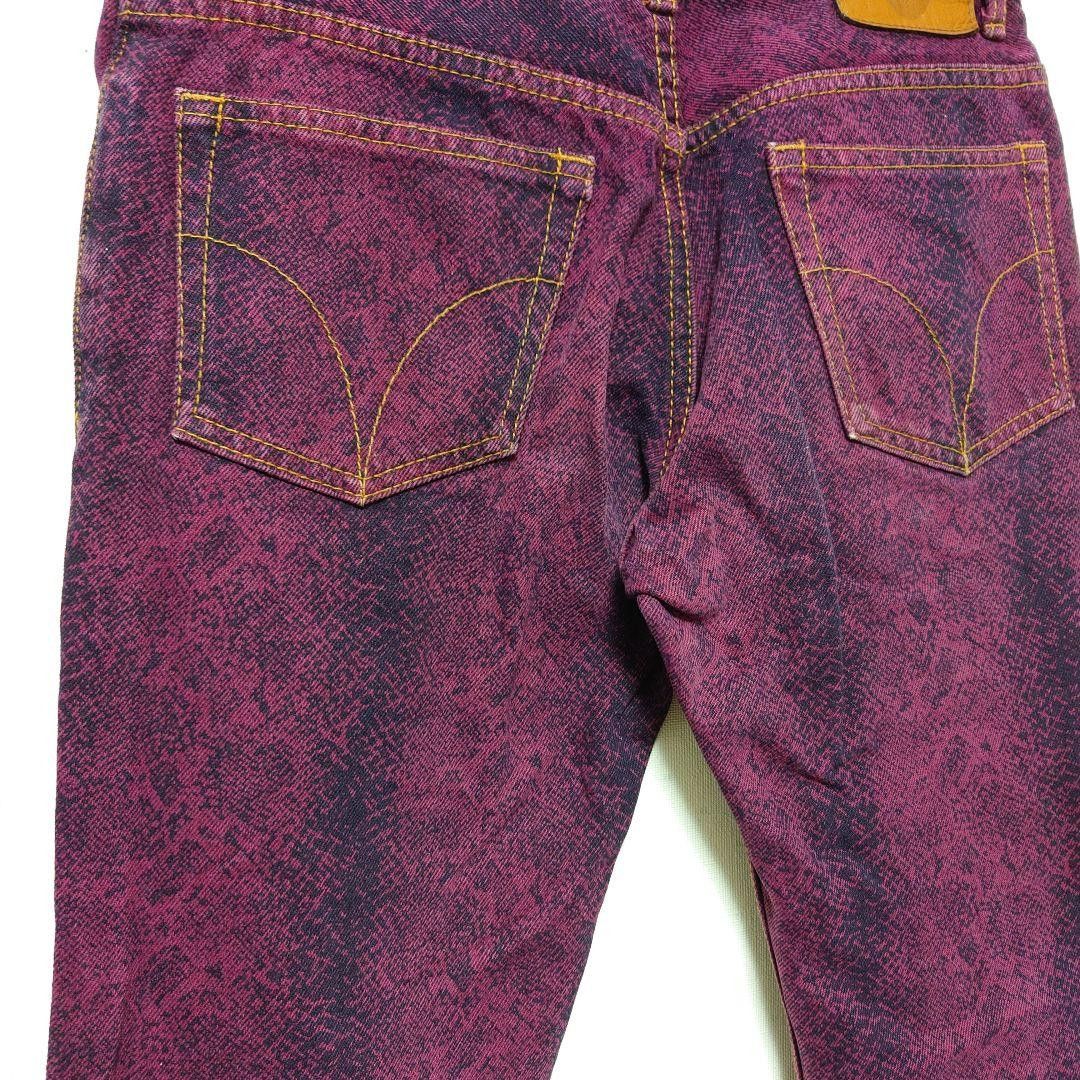 Hysteric Glamour Hysterics Denim pants, skinny, reddish purple Size US 27 - 4 Thumbnail