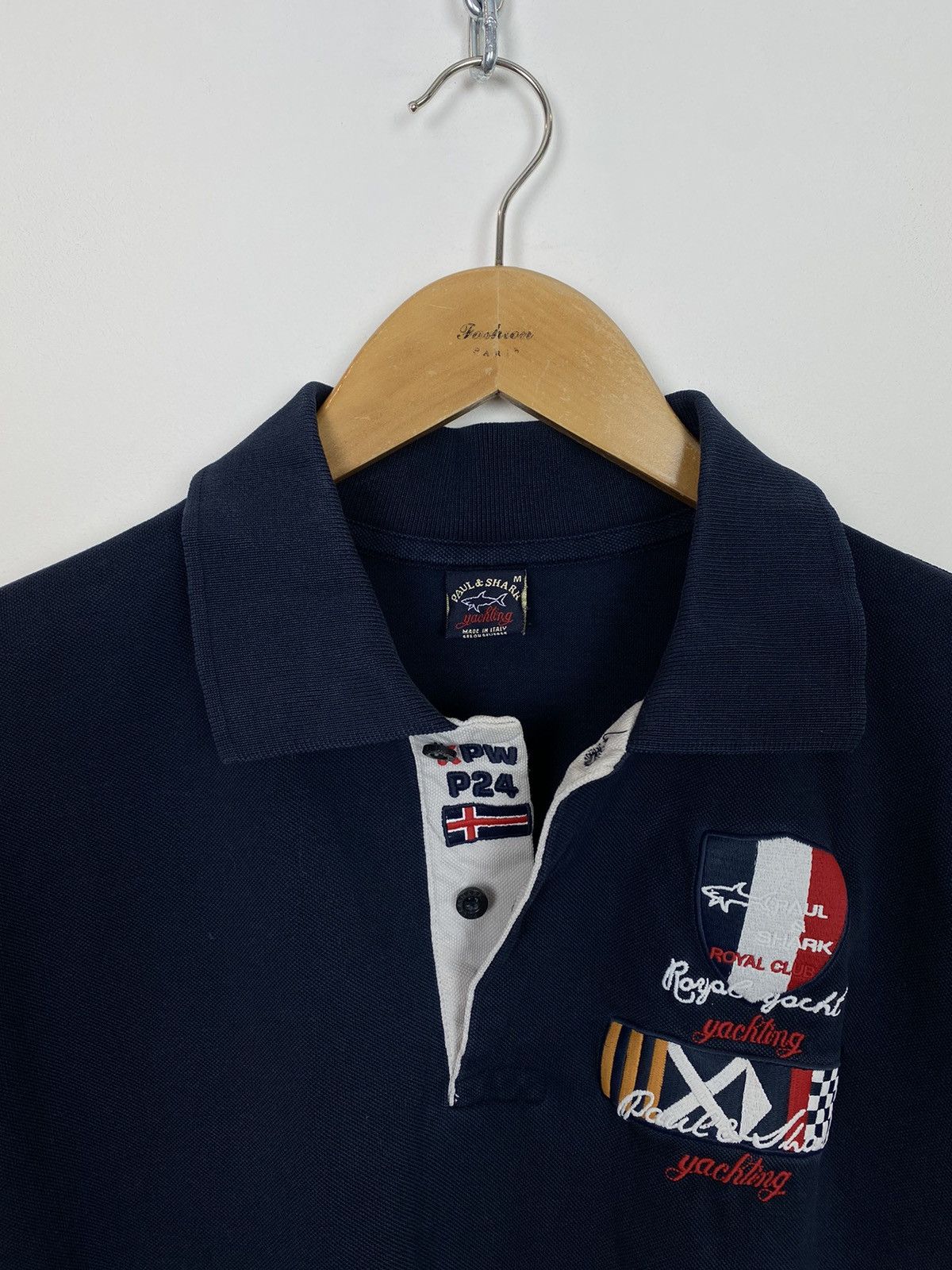 Paul & Shark Vintage Paul & Shark Made In Italy Polo Shirt Embroidered Size US M / EU 48-50 / 2 - 4 Thumbnail