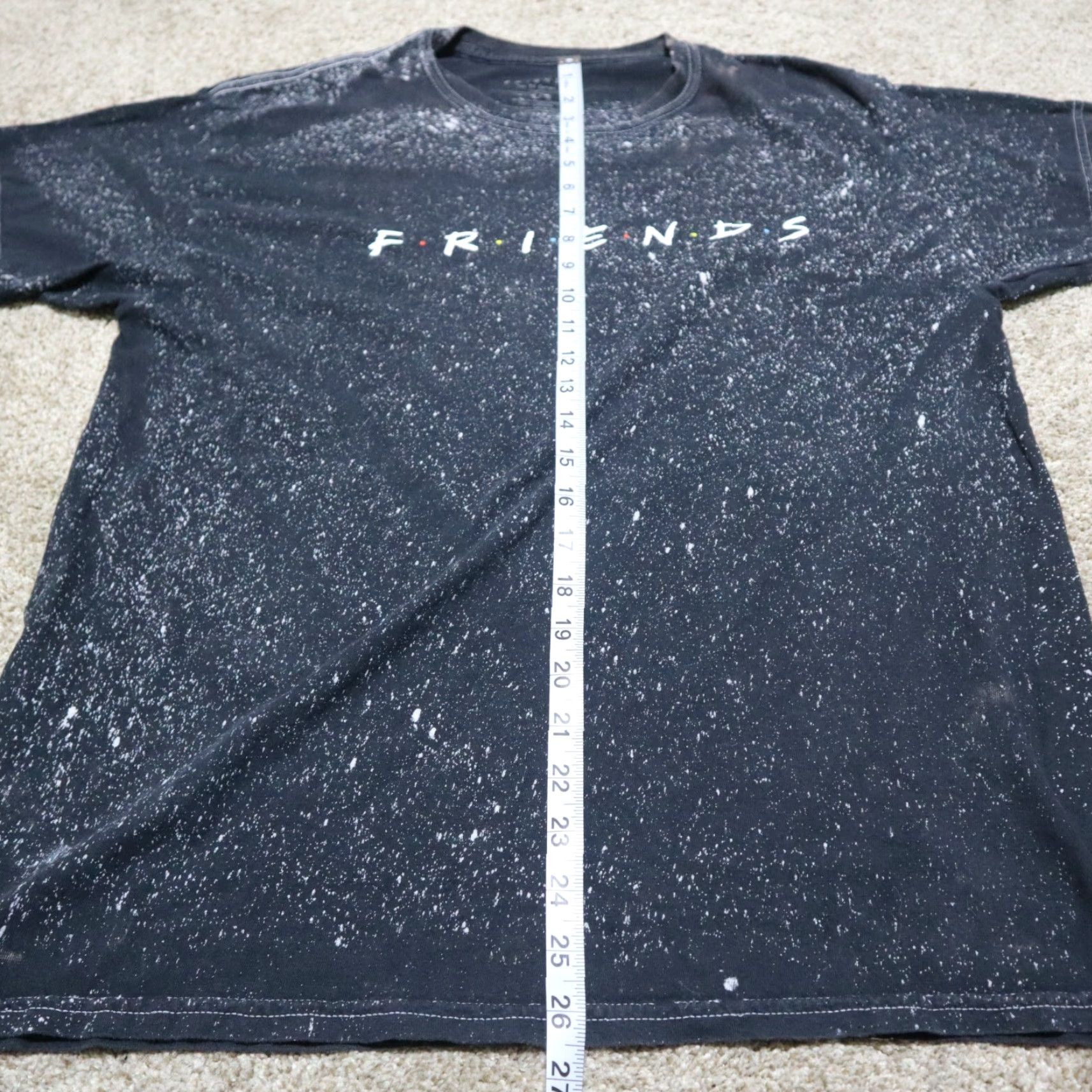 Logo 7 Sitcom Fan’s Friends The Television Series TV Show Logo Black T-Shirt Size Large Size US L / EU 52-54 / 3 - 6 Thumbnail