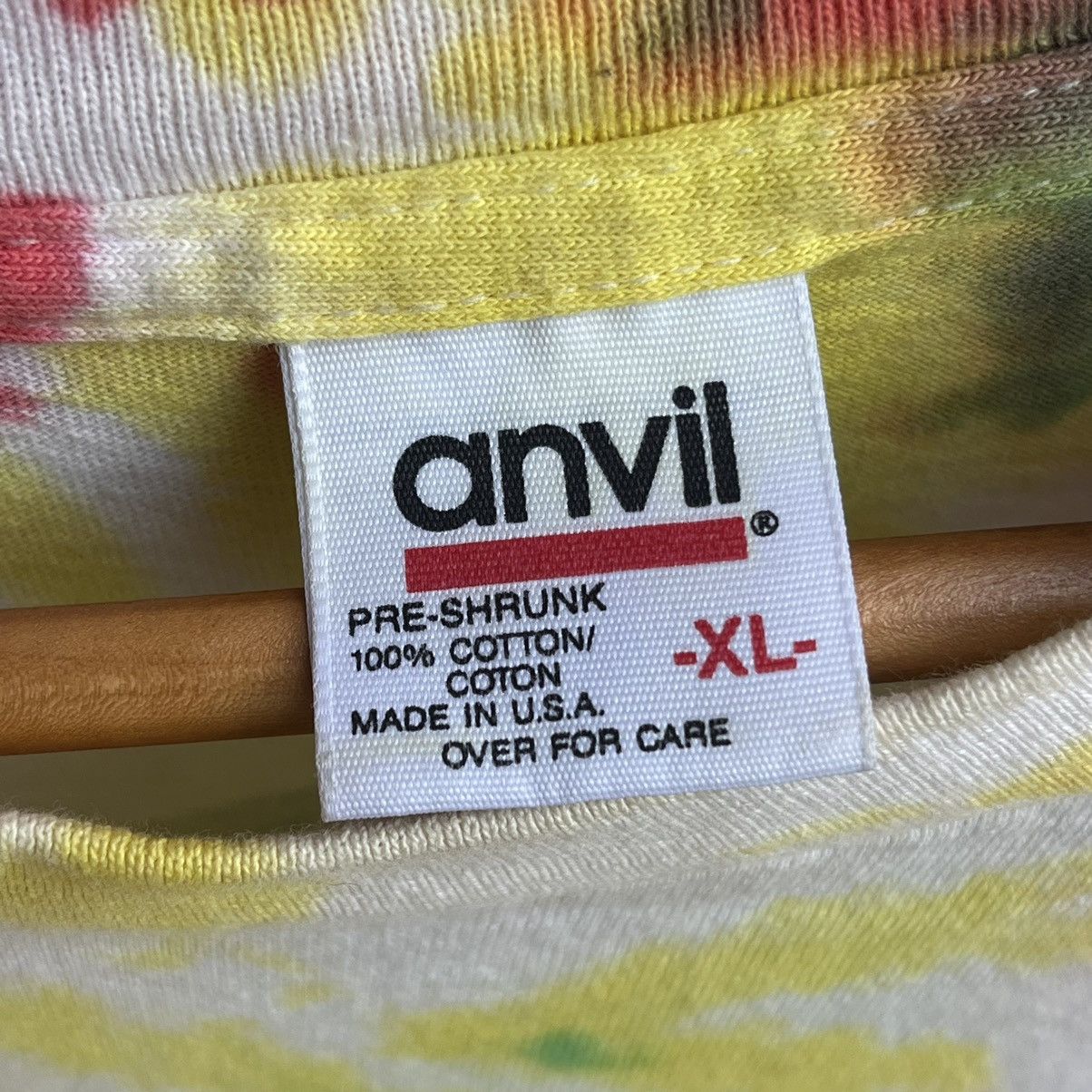 Vintage 90s Yin Yang t-shirt Tie-Dye Size US XL / EU 56 / 4 - 3 Thumbnail