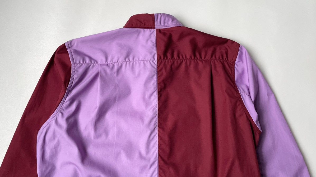 Comme des Garcons Violet + Burgundy Colour Block Shirt Size US M / EU 48-50 / 2 - 10 Thumbnail