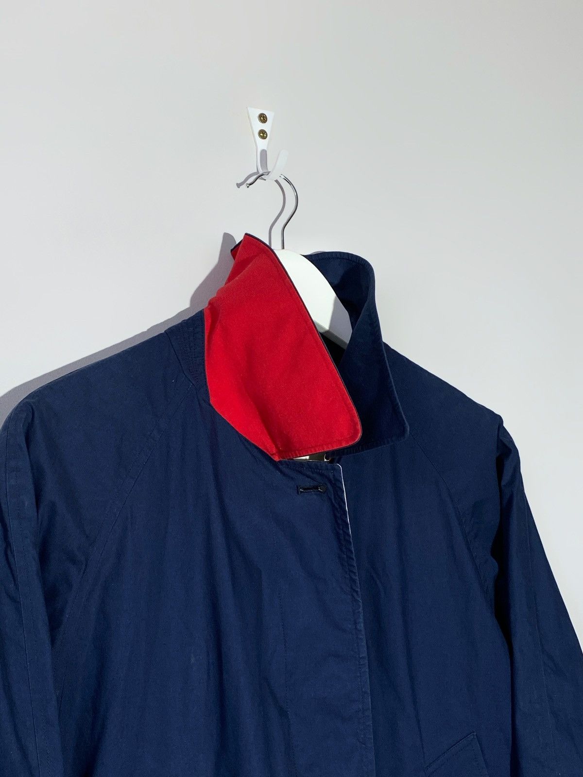 Burberry Vintage 1990s Burberry’s Navy Coat Jacket Japanese Vibes Size US M / EU 48-50 / 2 - 7 Thumbnail