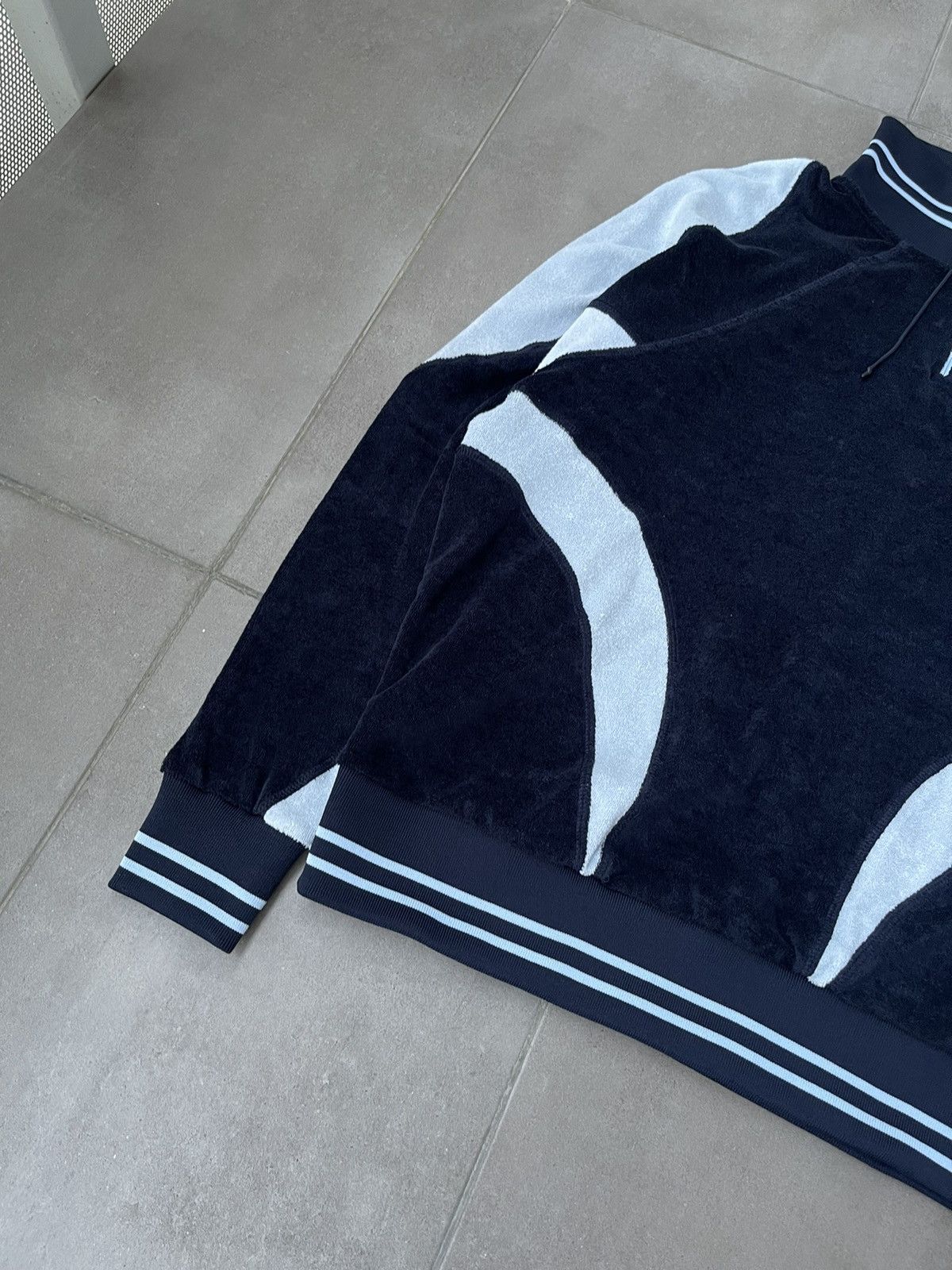 Saul Nash !DS! SS23 Saul Nash Navy Paneled Sweatshirt Size US L / EU 52-54 / 3 - 11 Thumbnail