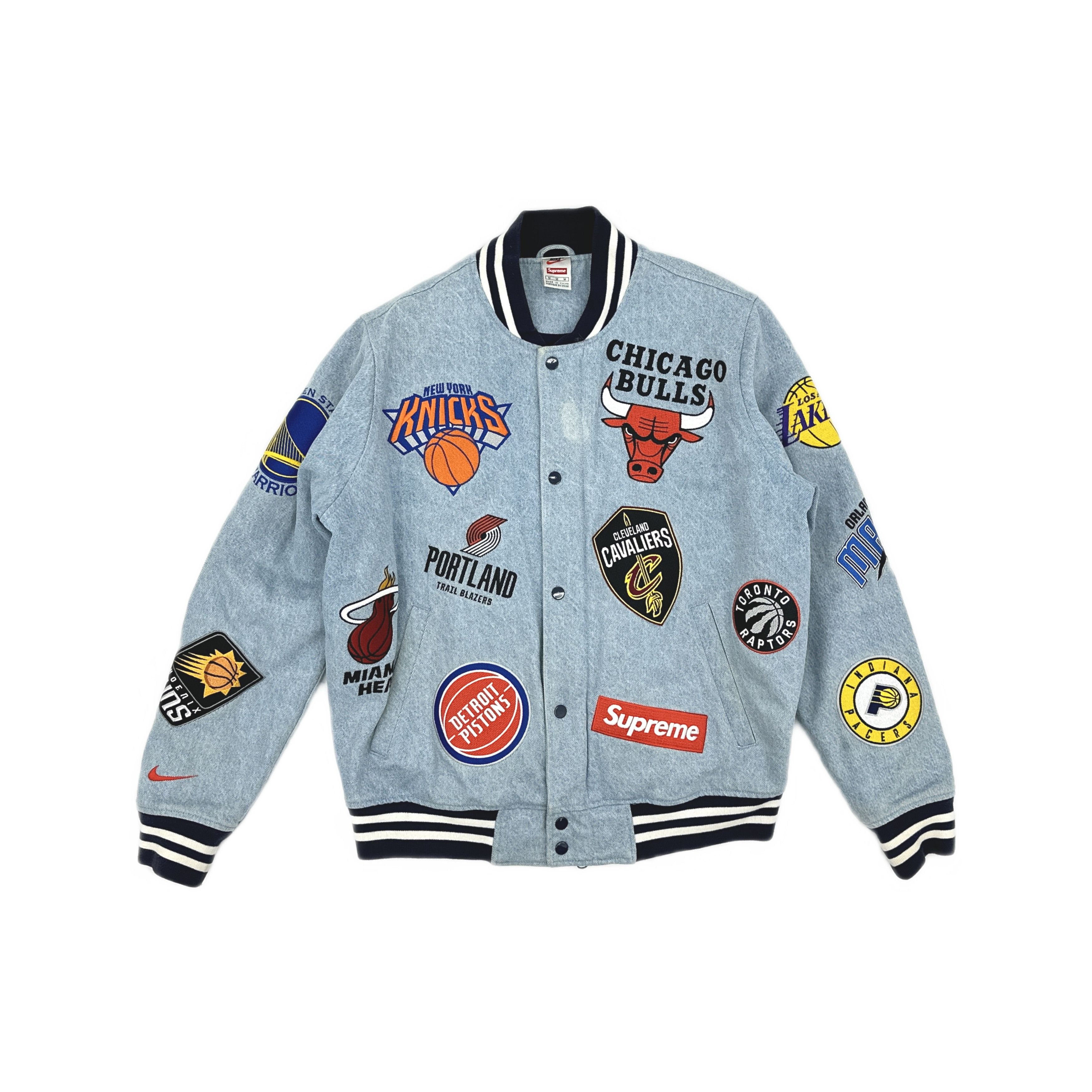 Supreme Supreme x Nike x NBA Denim Jacket Size M Size US M / EU 48-50 / 2 - 1 Thumbnail