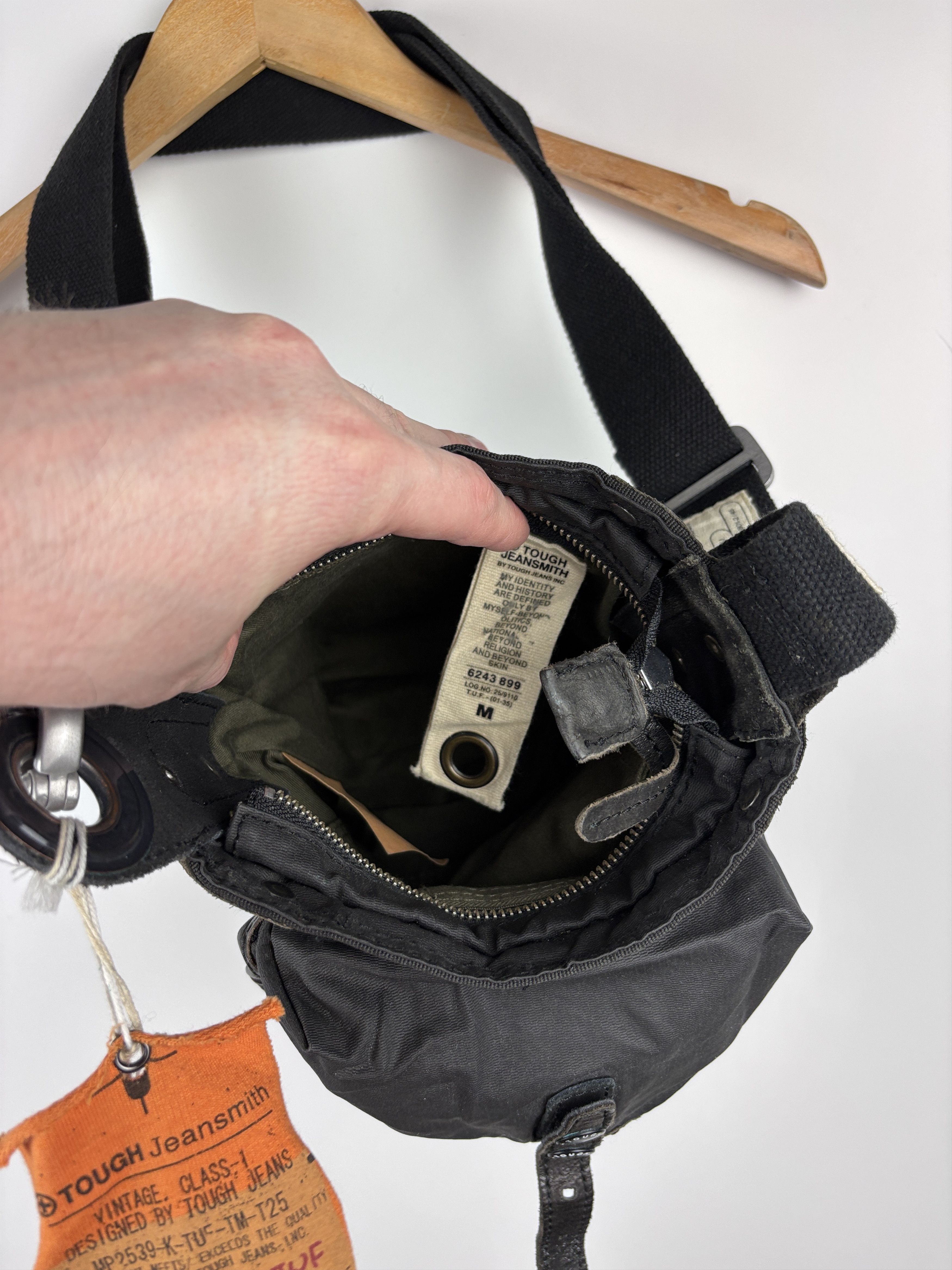 Tough Jeansmith Crossbody Bag Military Surplus Style Size M