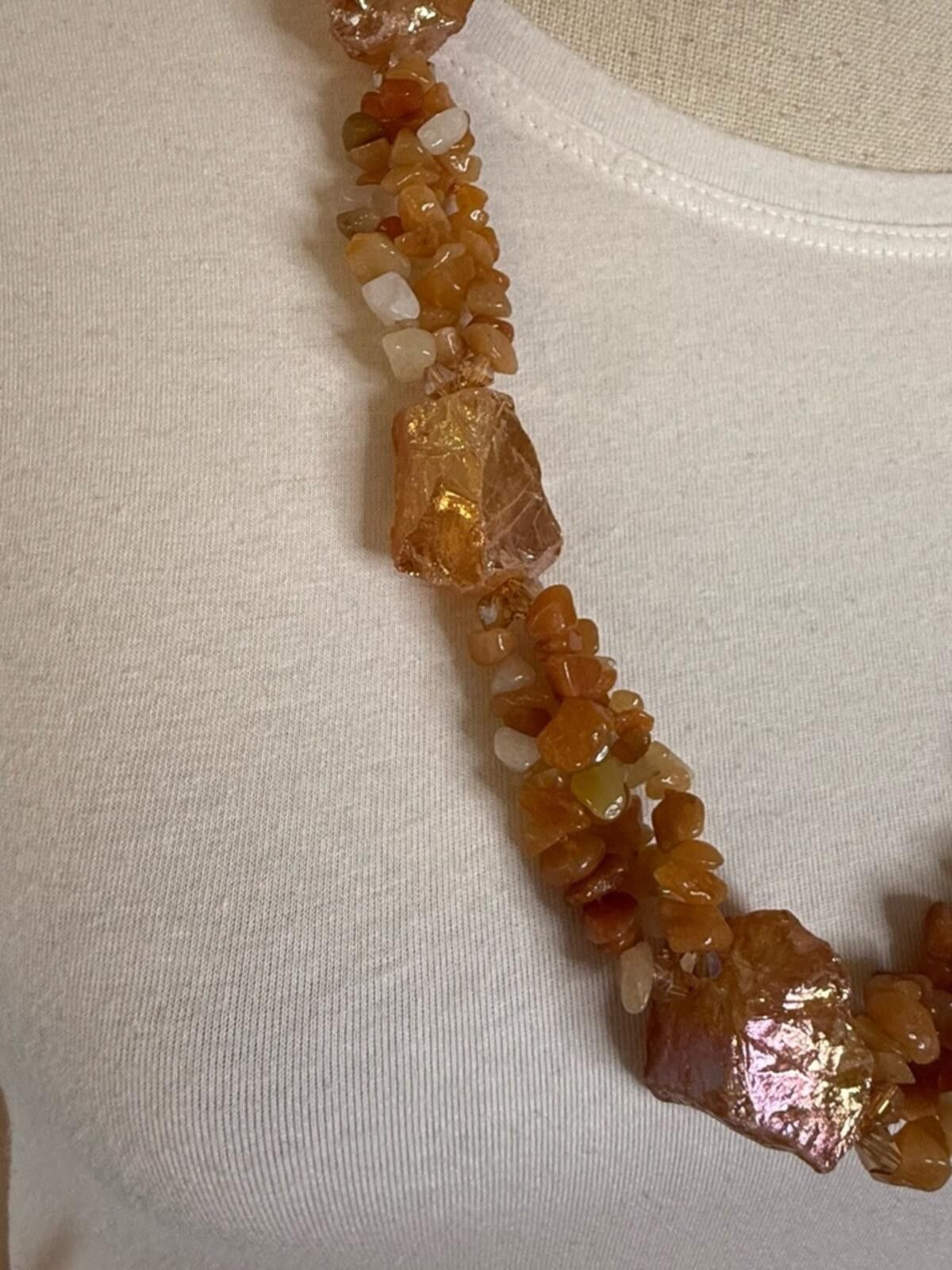 Other Iris & Lilly agate quartz necklace sterling silver 14k gold Size ONE SIZE - 3 Thumbnail