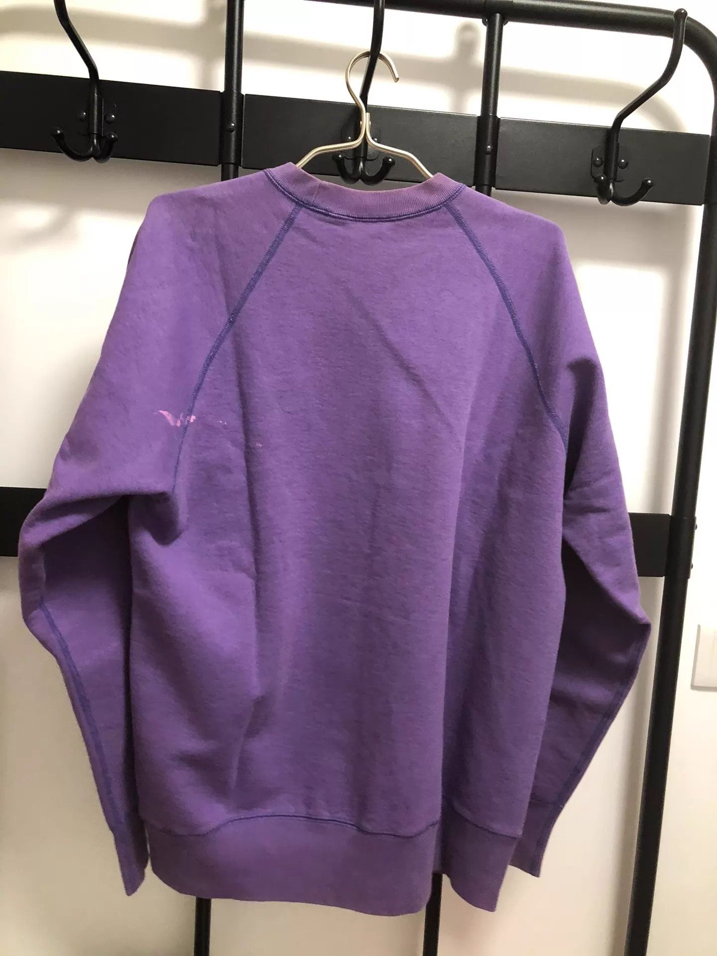 Supreme Supreme teal/purple box logo crewneck L stained Size US L / EU 52-54 / 3 - 2 Thumbnail