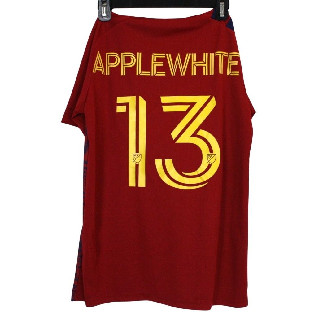 Adidas Adidas Real Salt Lake Jersey M Applewhite MLS Soccer NWT Size US M / EU 48-50 / 2 - 3 Thumbnail